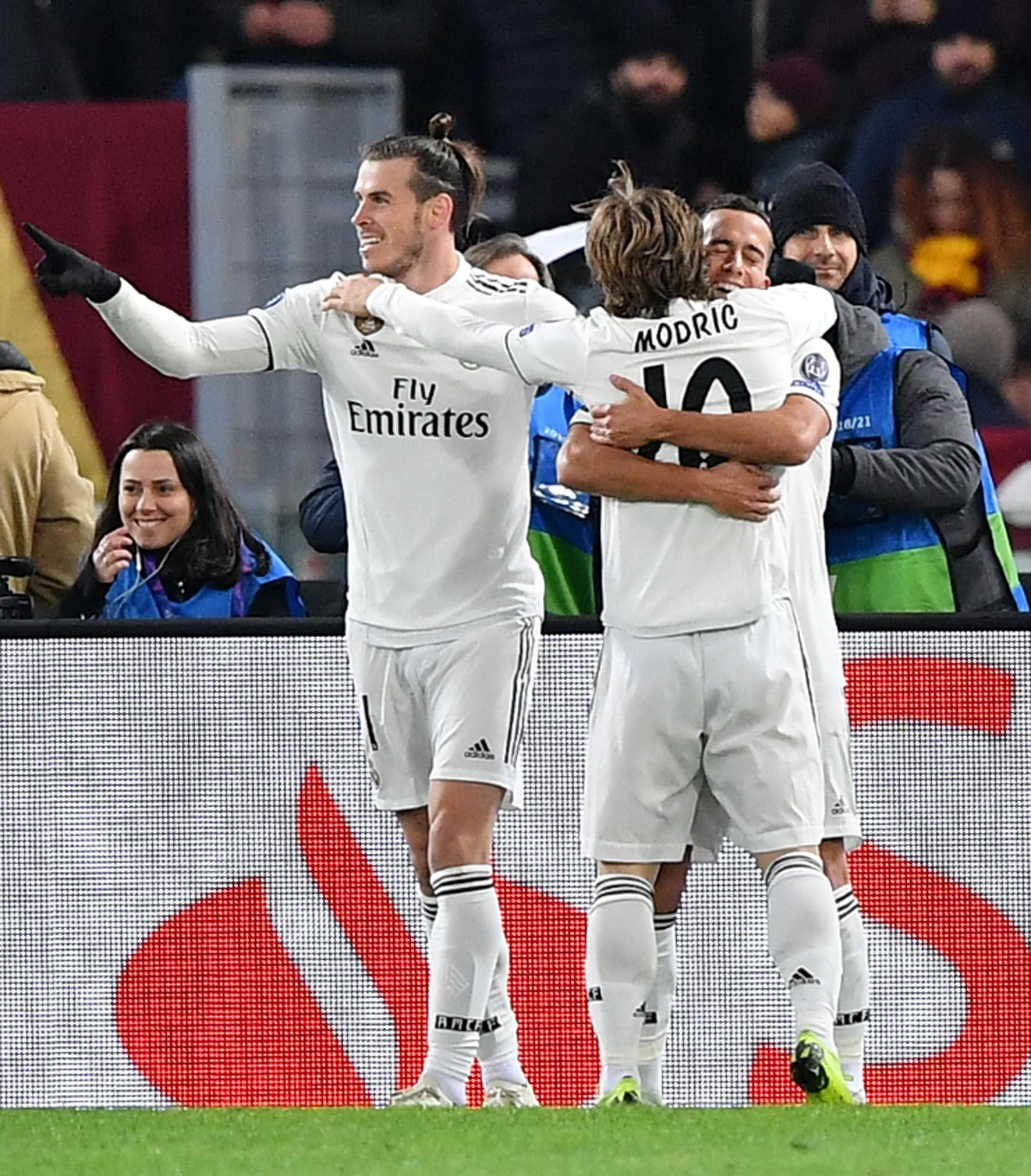 Las imágenes de la Roma-Real Madrid