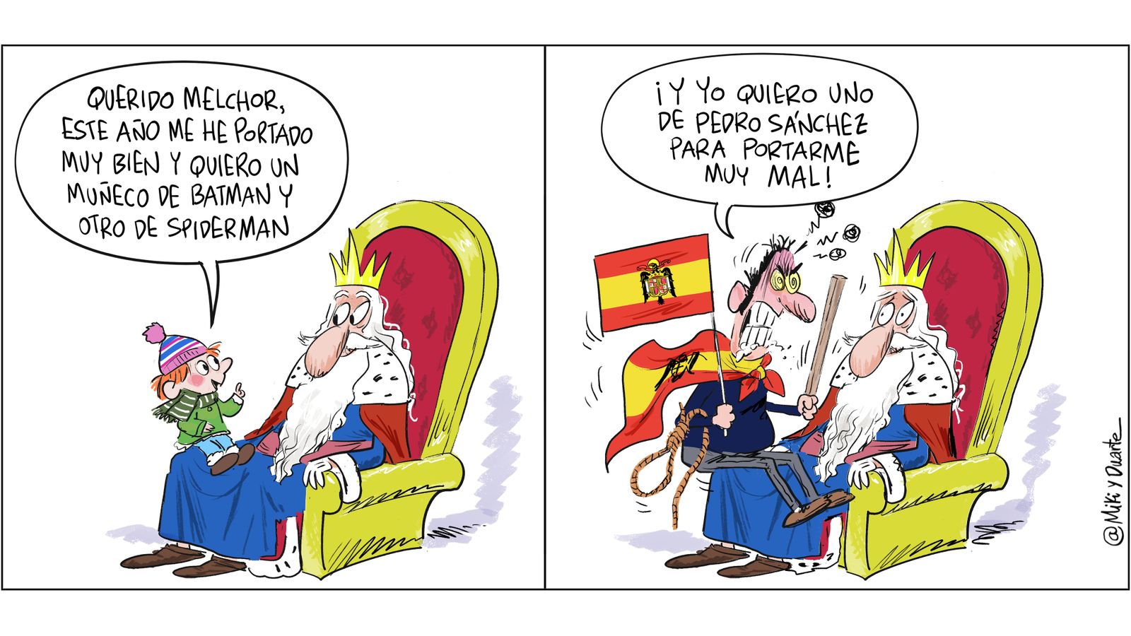 La piñata de Sánchez