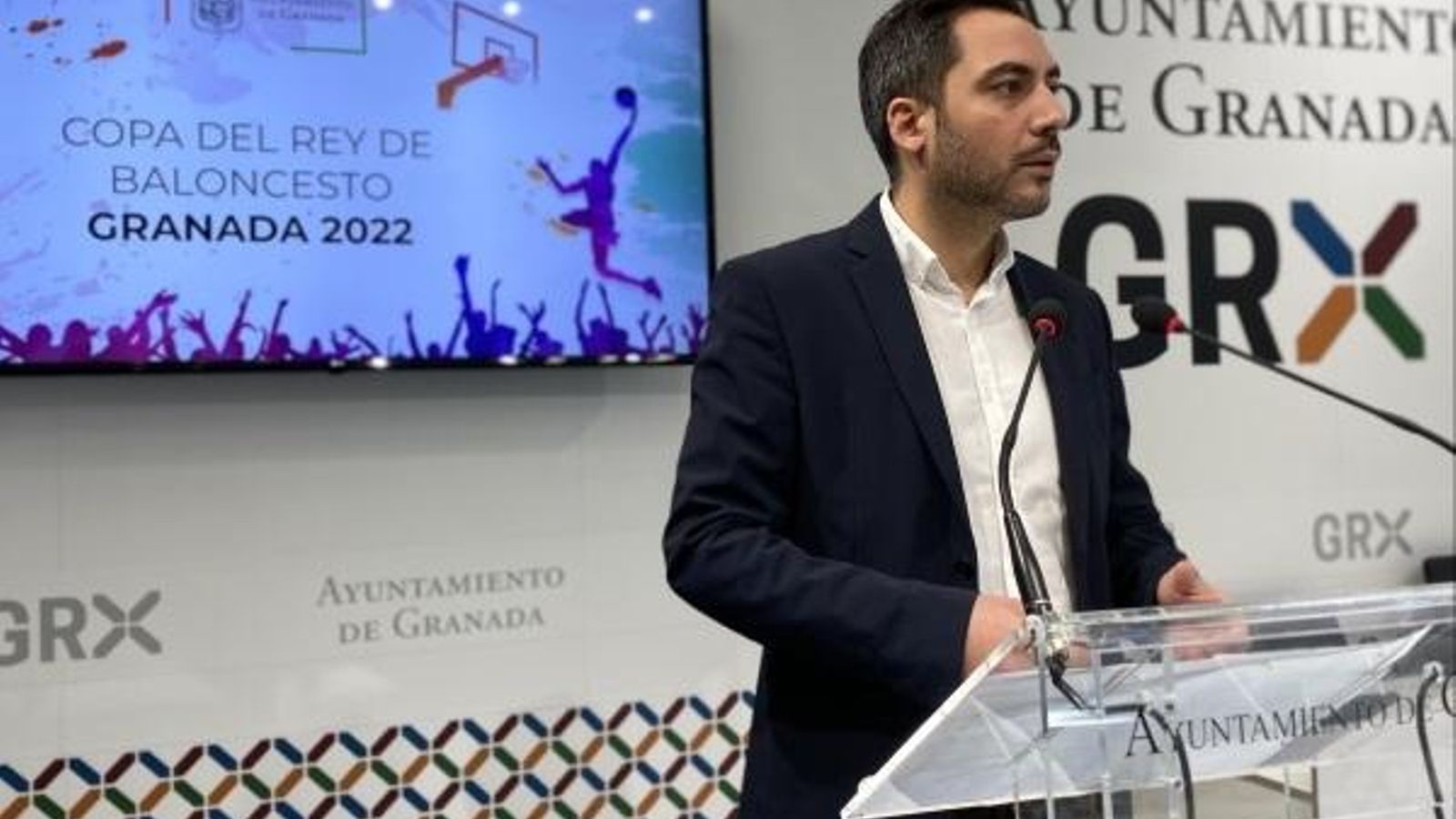 Eduardo Castillo, hoy en la rueda de prensa