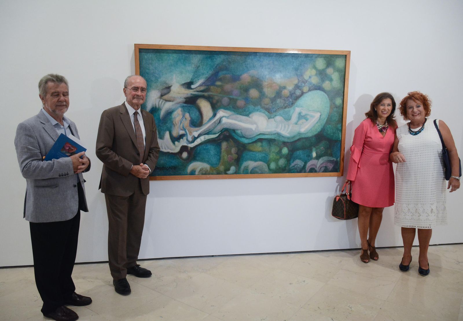 De izquierda a derecha José Mª Ruiz Povedano, Francisco de la Torre, Gemma del Corral y Buenaventura Ortega.