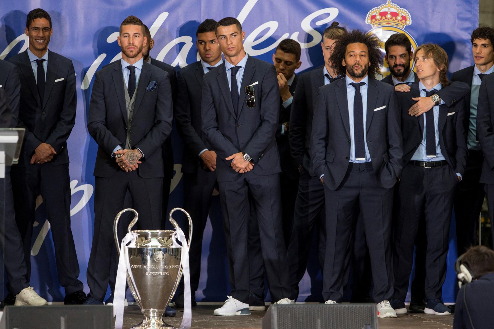 El Real Madrid celebra su decimotercera Champions