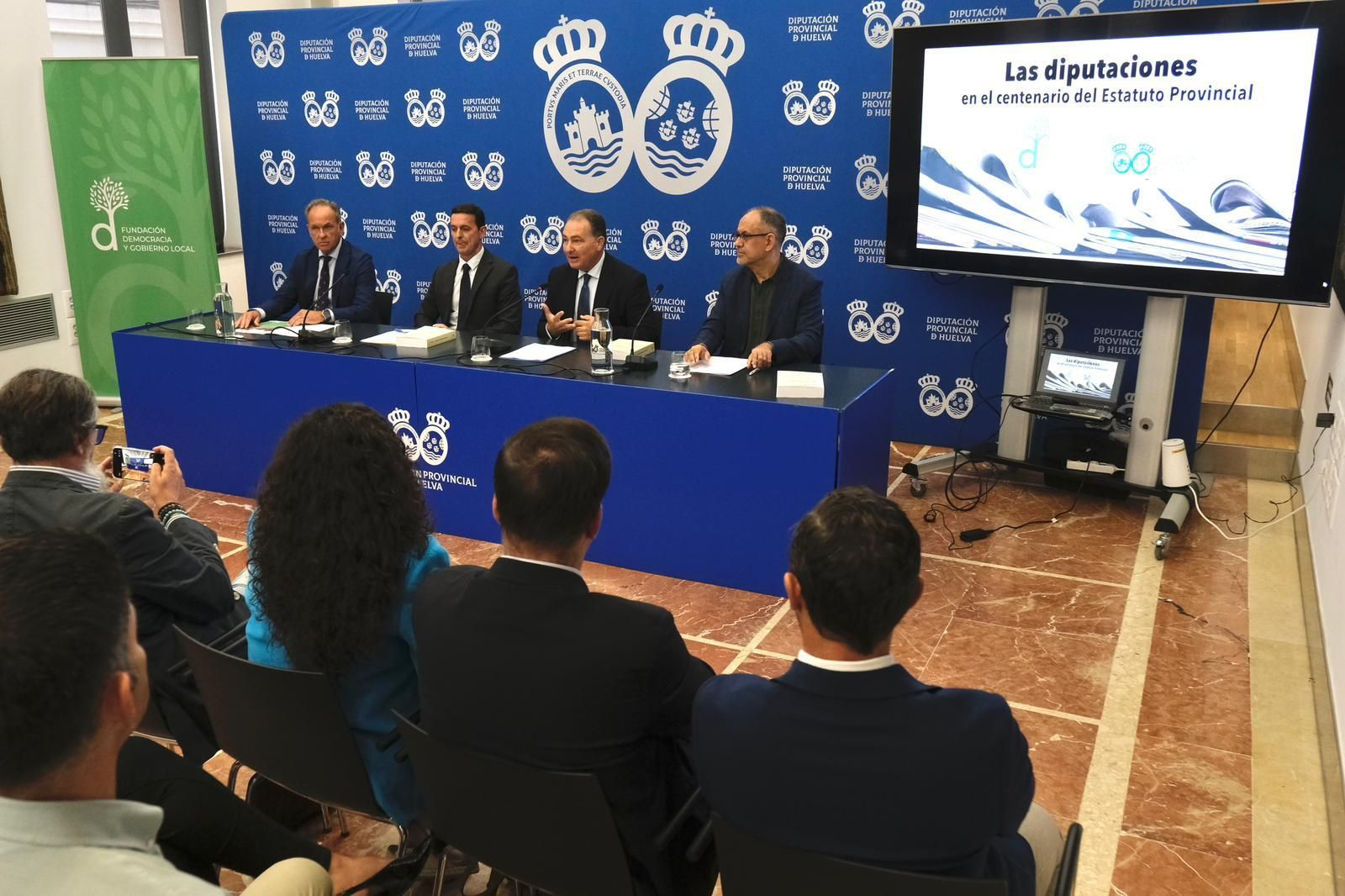 Las jornadas 'Las diputaciones en el centenario del Estatuto Provincial', este jueves en Huelva.