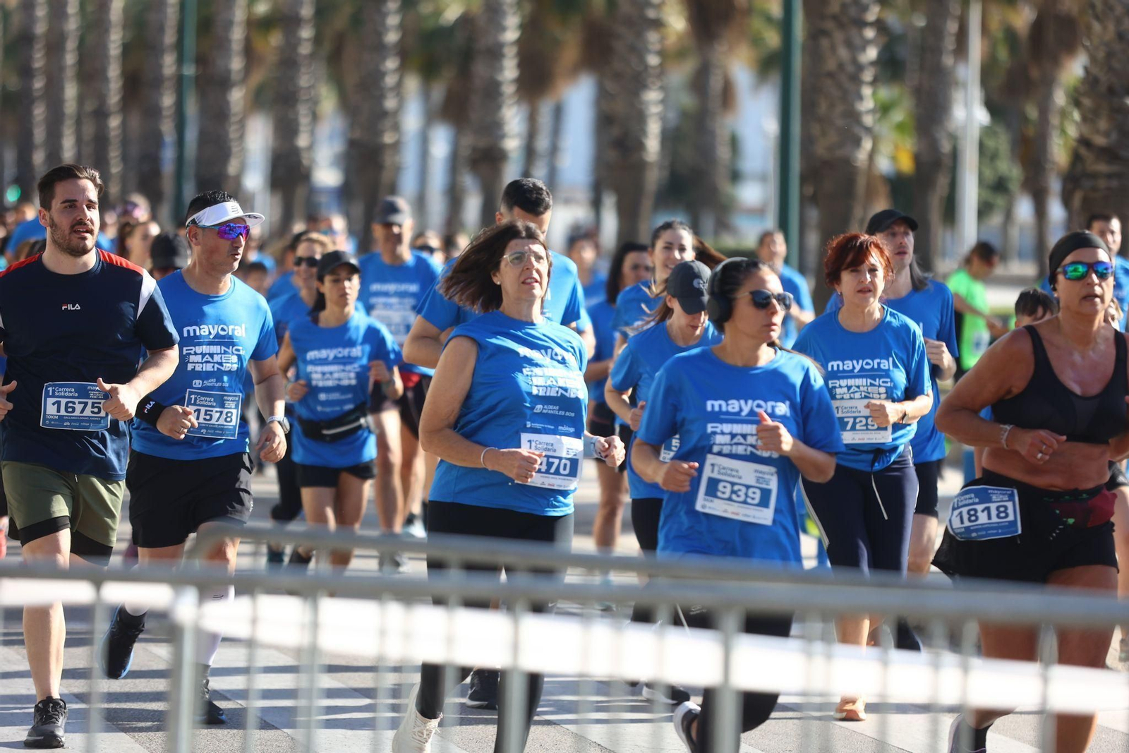 Las mejores fotos de la I Carrera Solidaria Mayoral de Málaga