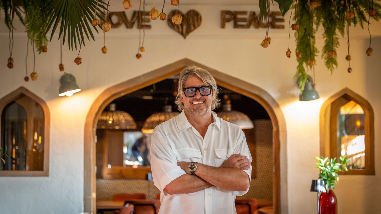 El hostelero gaditano, en su restaurante Arsenio Manila