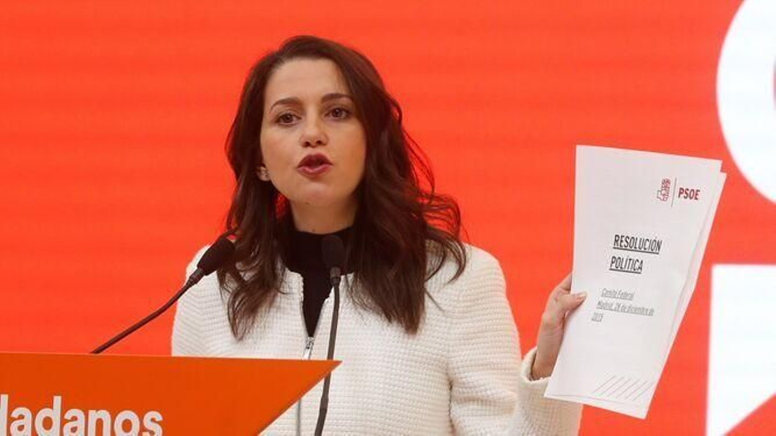 Imagen de archivo de Inés Arrimadas, actual líder de Ciudadanos. Imagen de archivo de Inés Arrimadas, actual líder de Ciudadanos.
