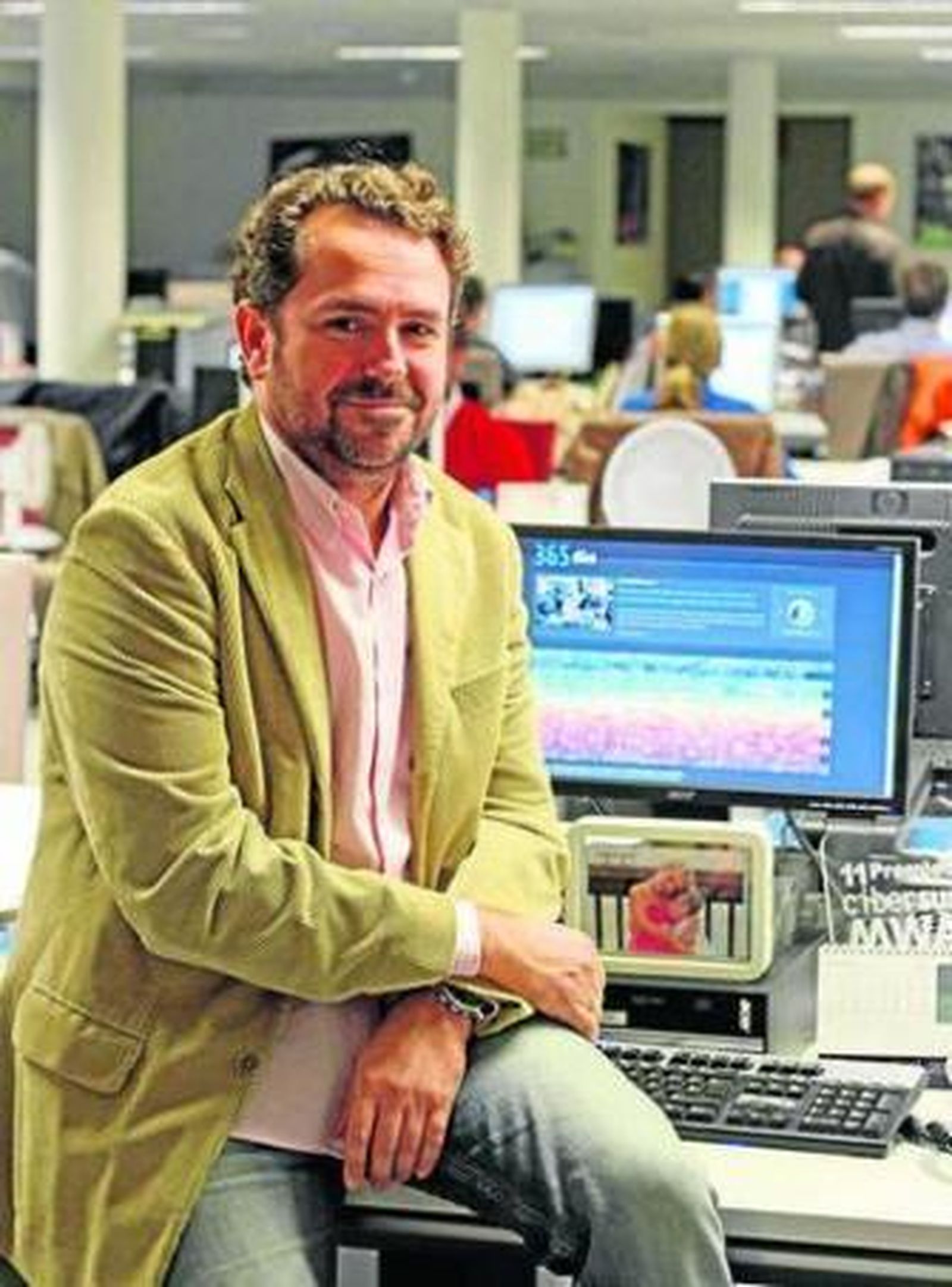 Jesús Ollero, coordinador de la edición digital del Grupo Joly.