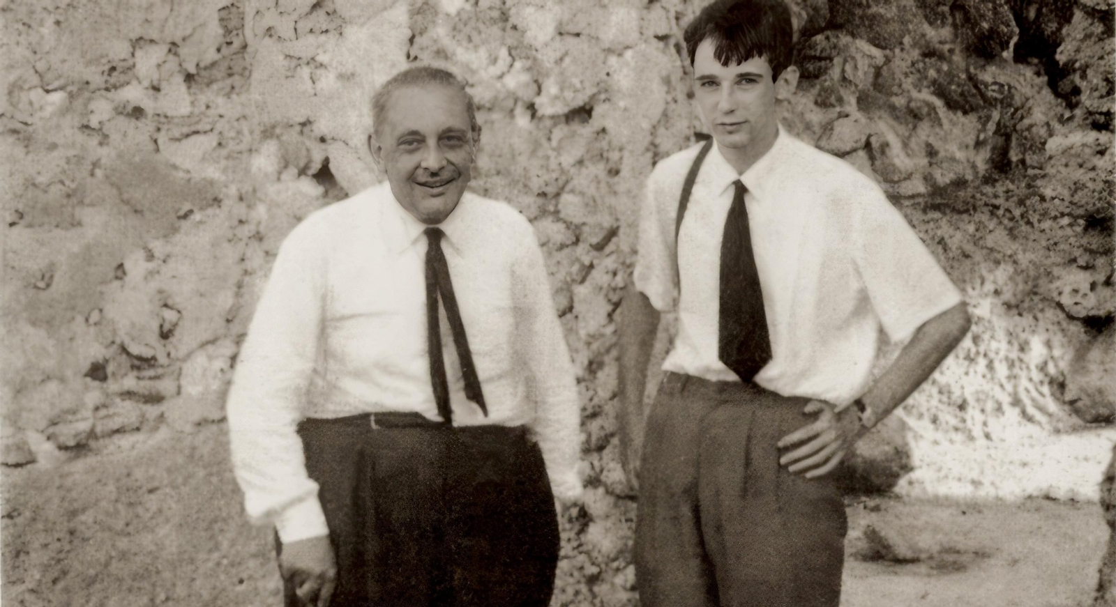 Lampedusa y Gioacchino Lanza en 1955.