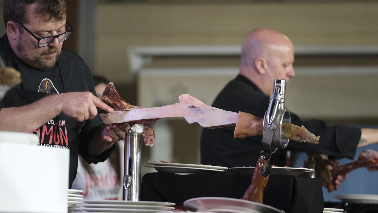 Imágenes del Concurso Nacional de Cortadores de Jamón de Serón