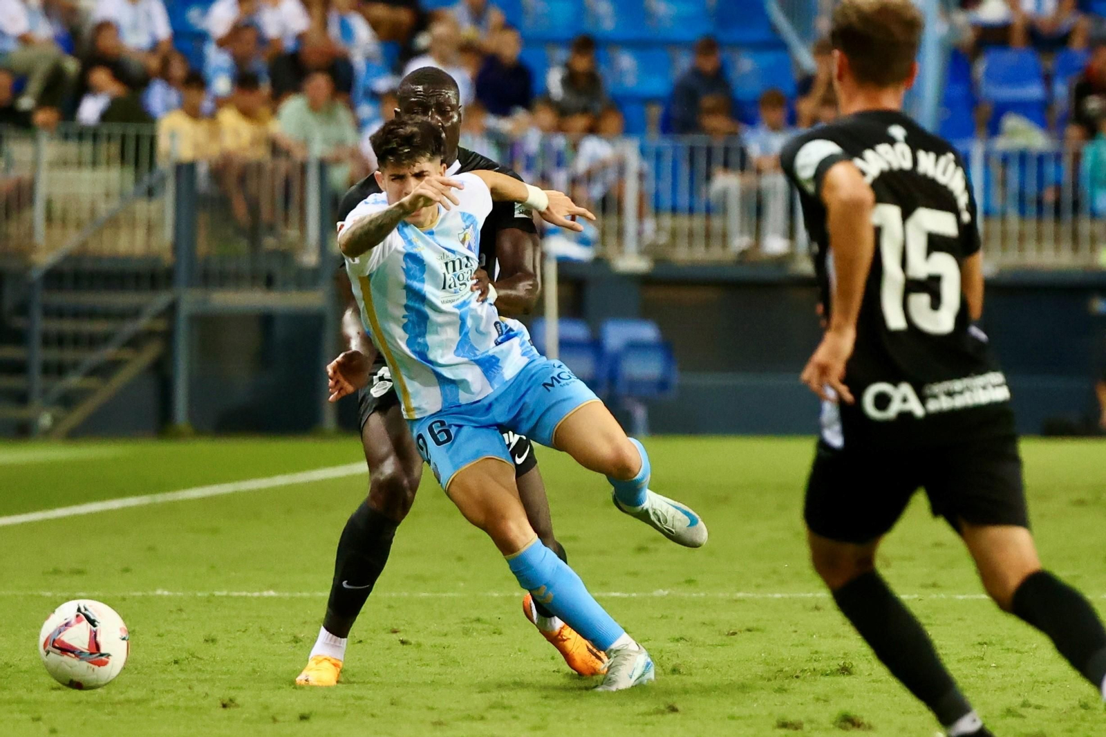 Antoñito Cordero, ante el Elche.