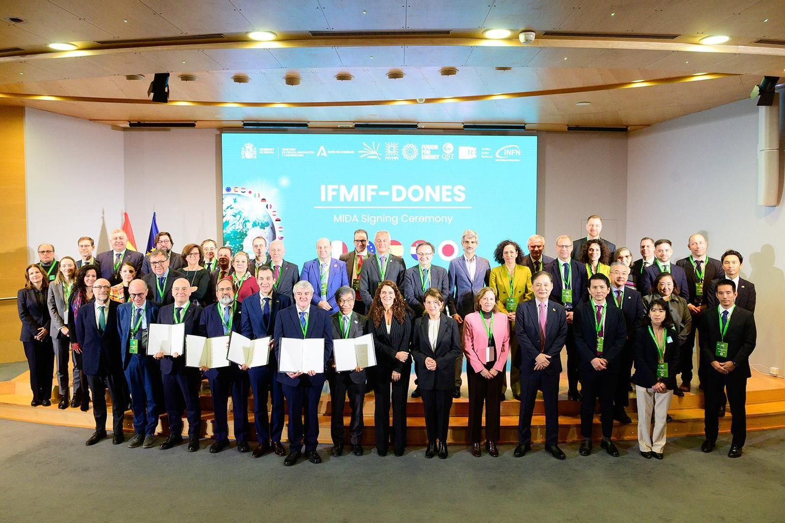 Imagen de la firma celebrada este viernes en Madrid