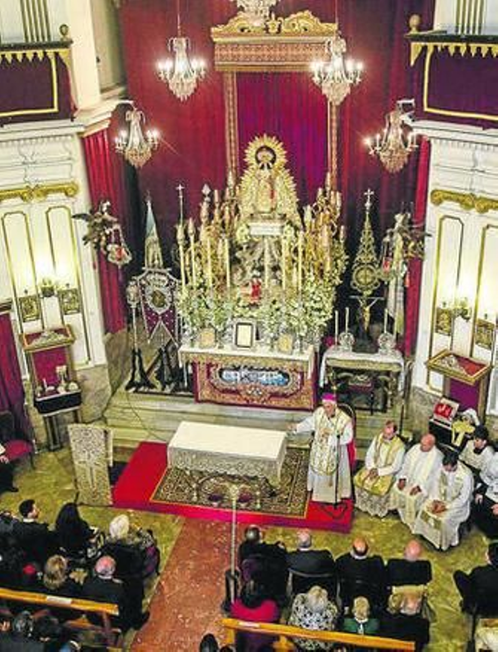 Función votiva celebrada en La Palma el pasado 1 de noviembre.