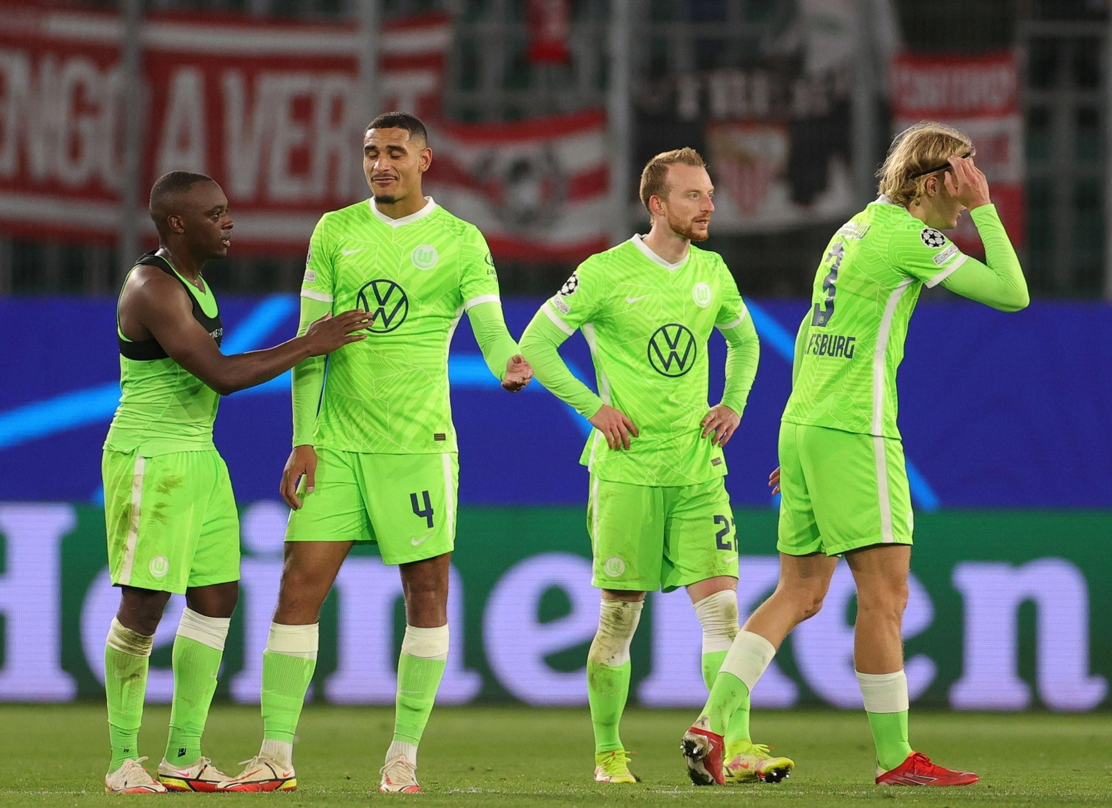 Las imágenes del Wolfsburgo-Sevilla