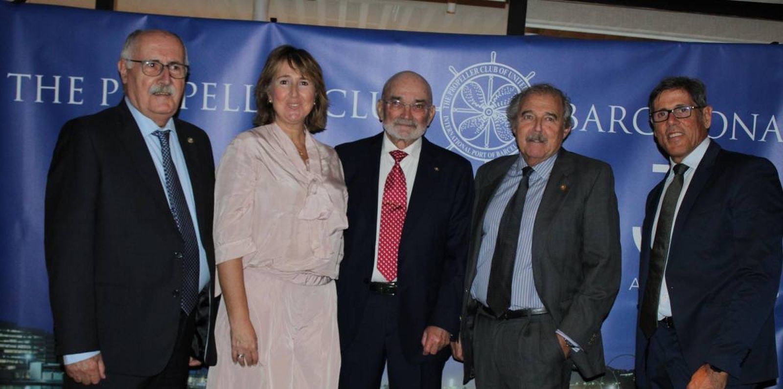 Juan Ureta, Isabel Millán, Gerardo Tiedemann (Iberia), José Luis Grijalvo (Bilbao) y Gonzalo Sanchís (Barcelona).