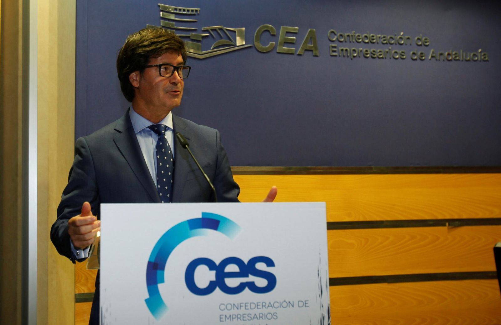 Miguel Rus, presidente de los empresarios de Sevilla (CES).