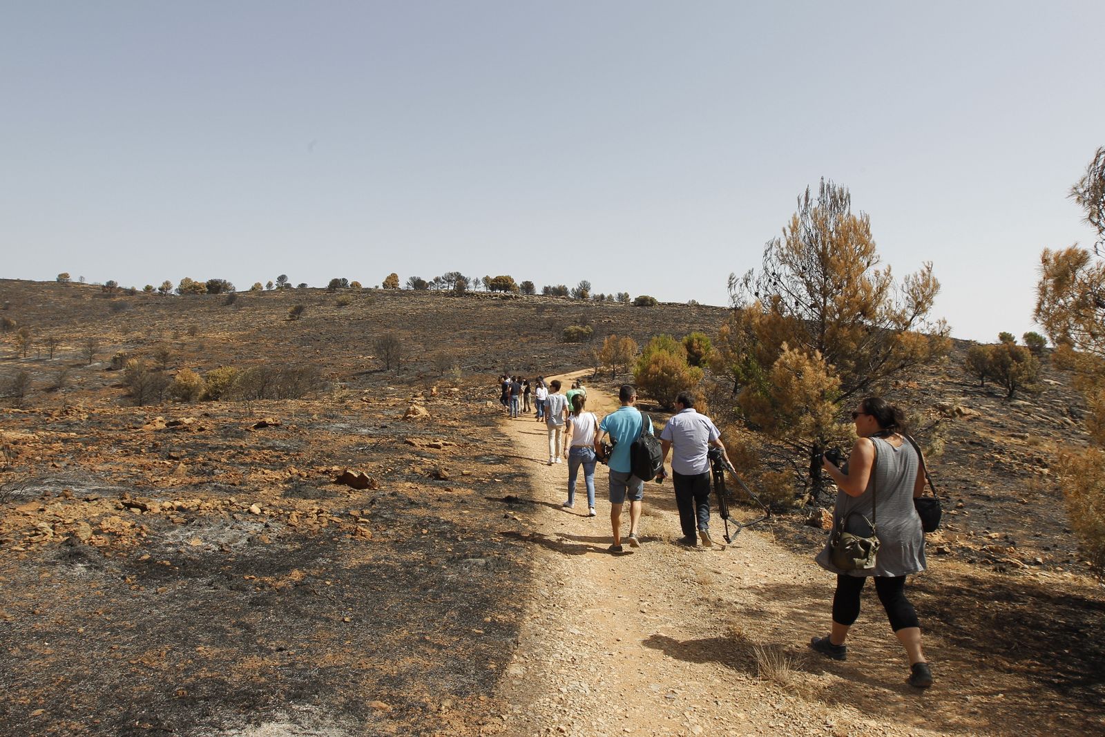 Fotogalería incendio extinguido Sierra de Gádor