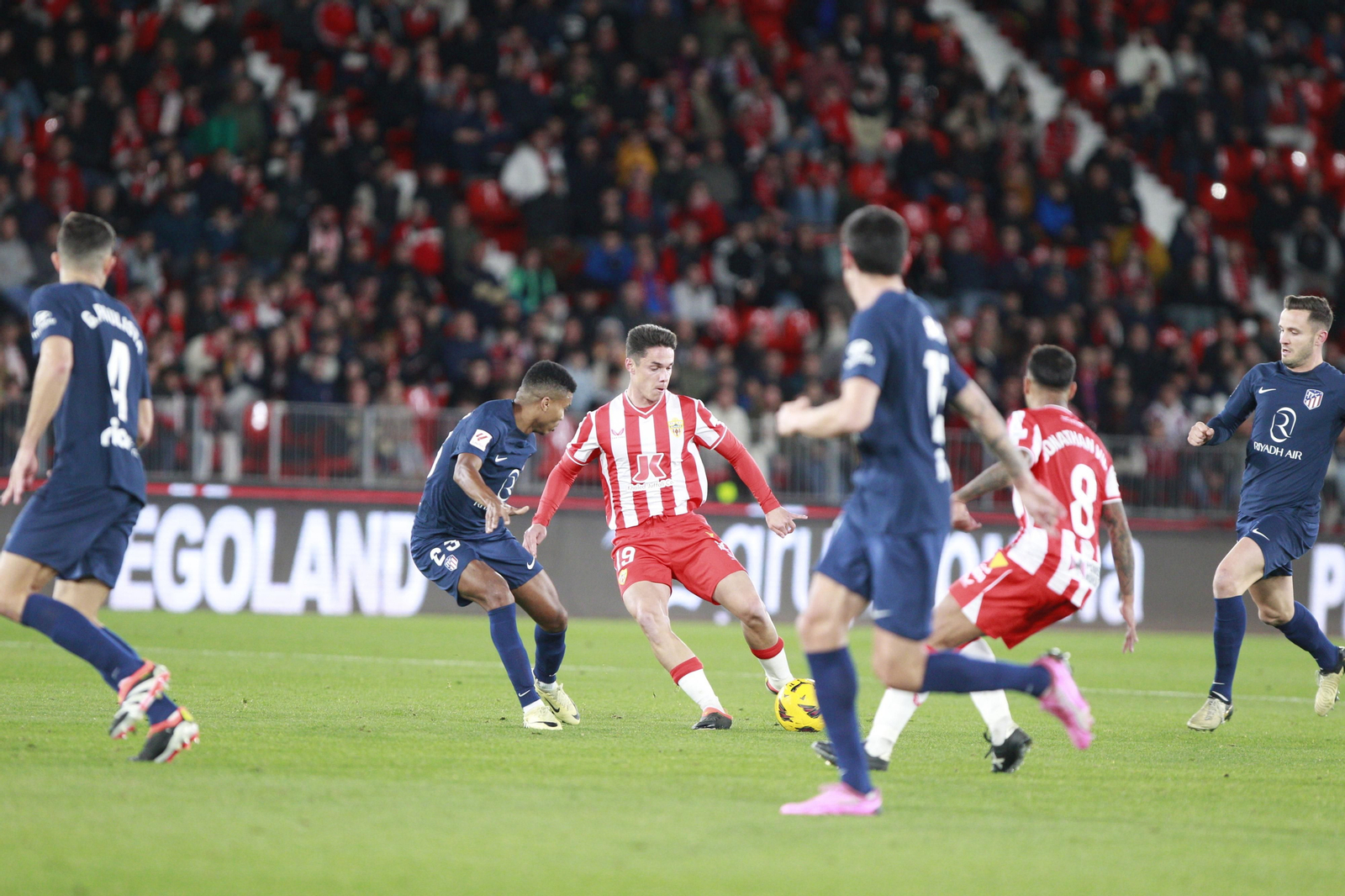 Las mejores imágenes del partido U.D. Almería-Atlético de Madrid