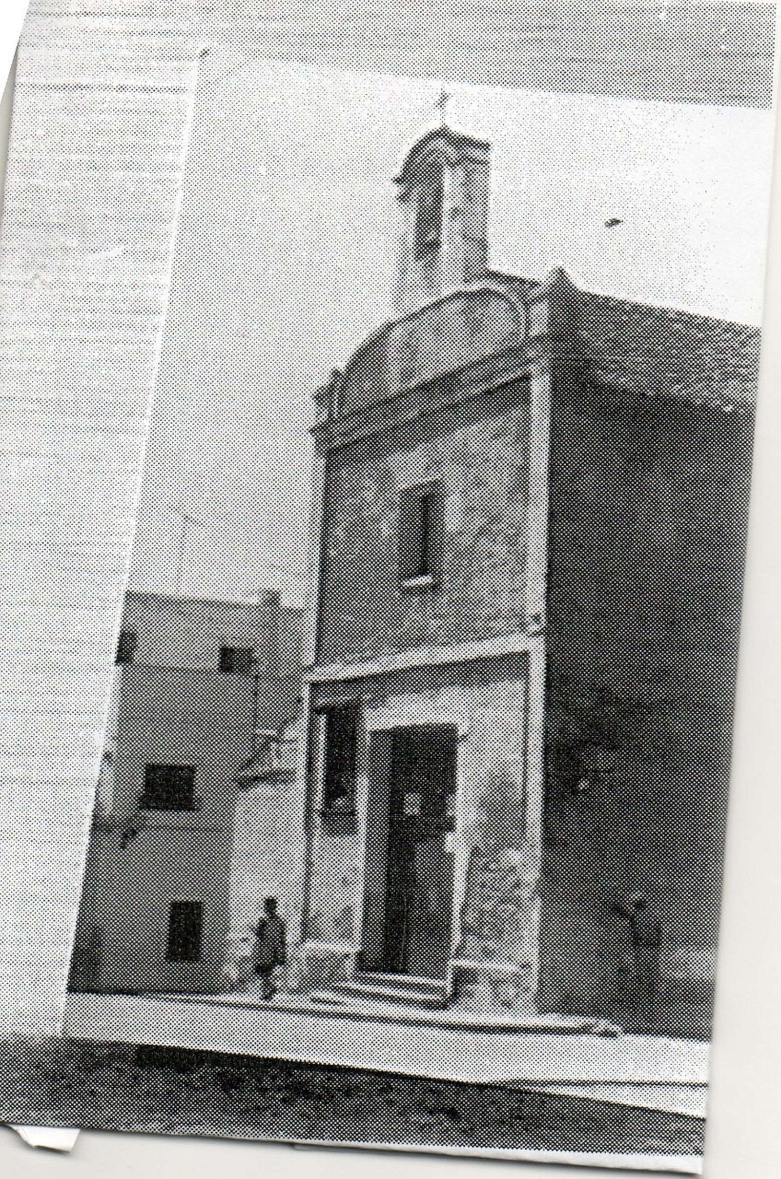 La capilla de San Isidro, antes de su reforma.