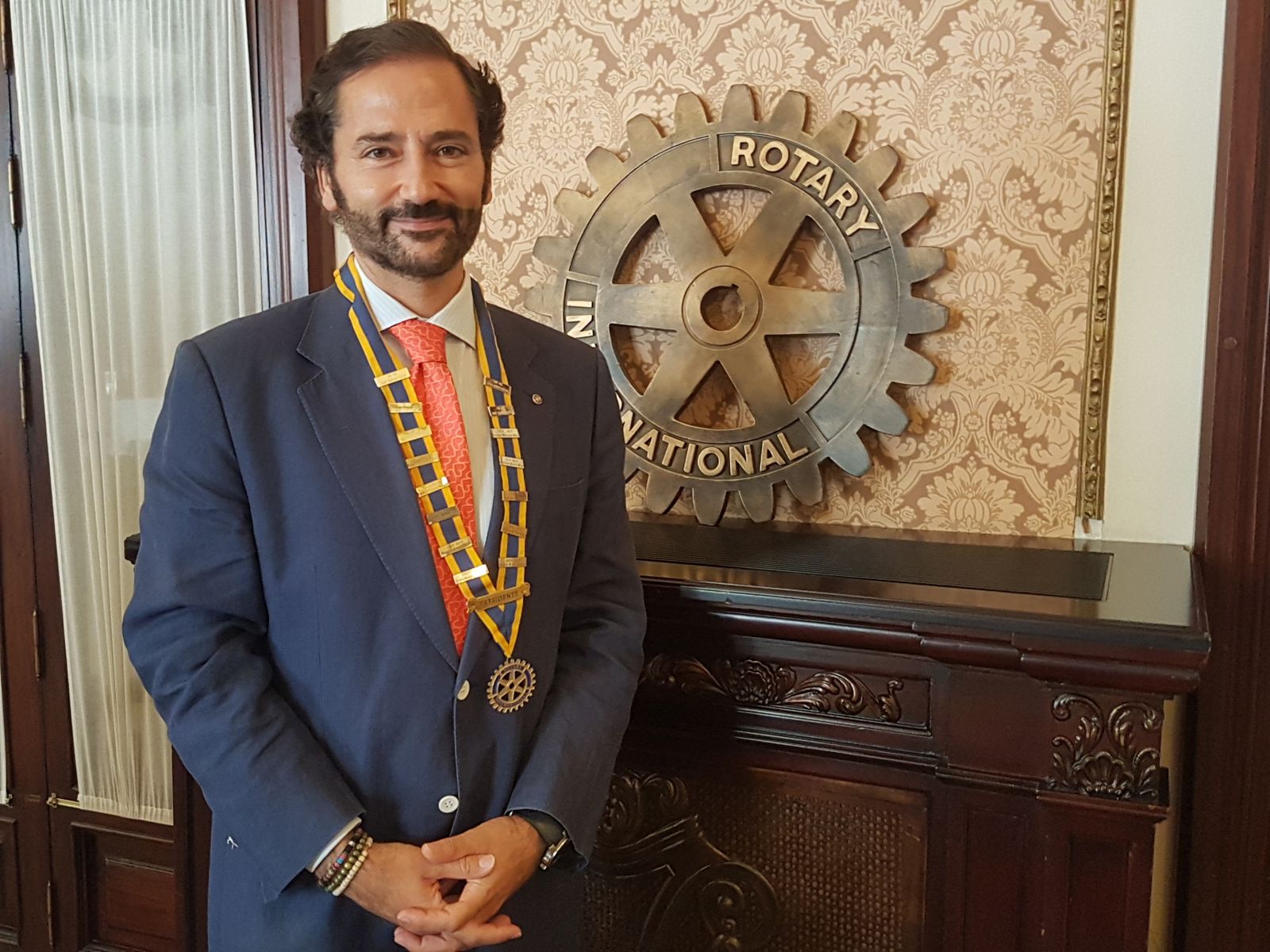Javier Vilaplana, presidente del Club Rotary Sevilla Corporate.