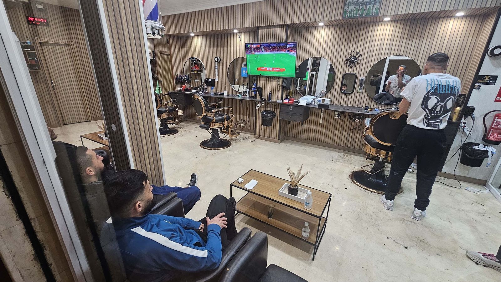 Las fotos de cómo se vivió en Algeciras el Zambia - Marruecos de la Copa de África