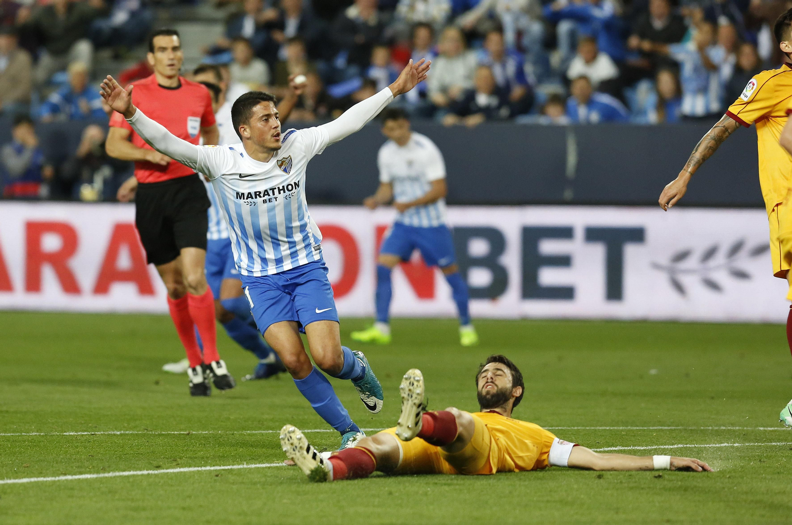 El Málaga-Sevilla, en imágenes