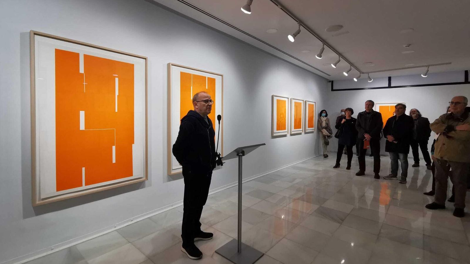 Inauguración de la exposición 'Zoom' de Miguel Ángel Rodríguez Silva.