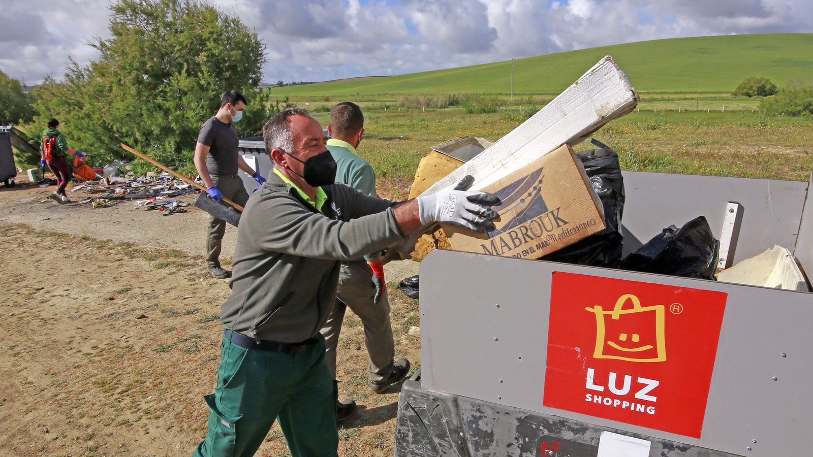 Gran recogida de Zero Waste Jerez con casi 40 voluntarios