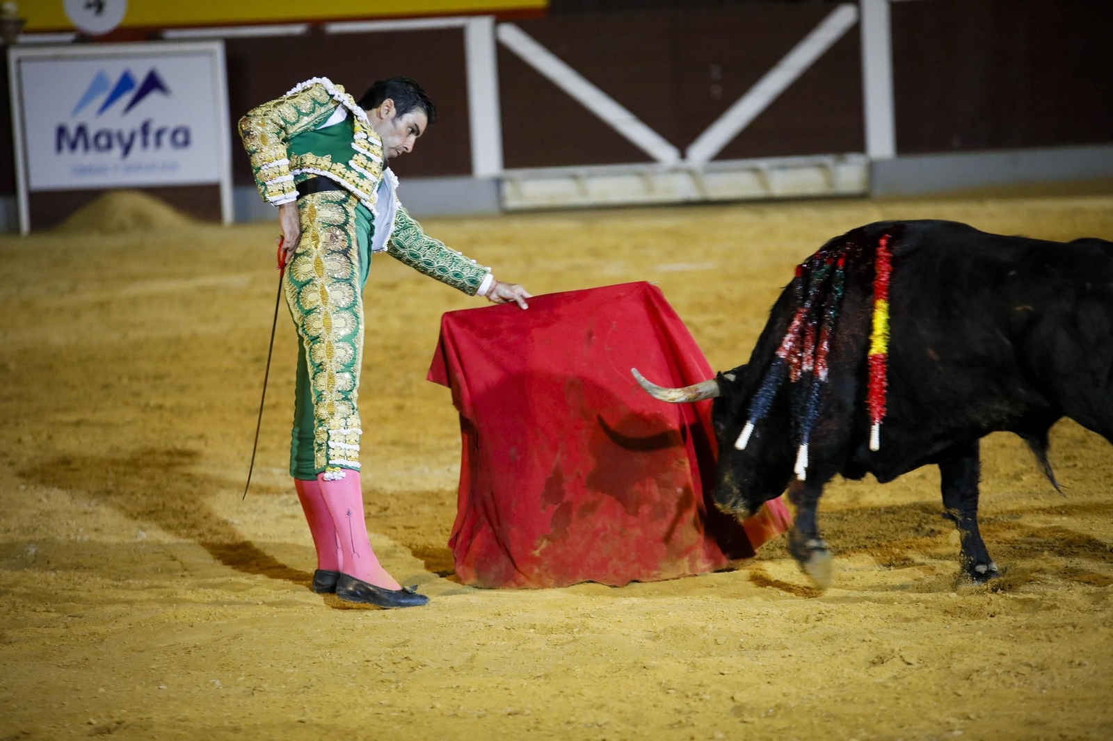 Corrida de toros Berja con un toro indultado, en imágenes