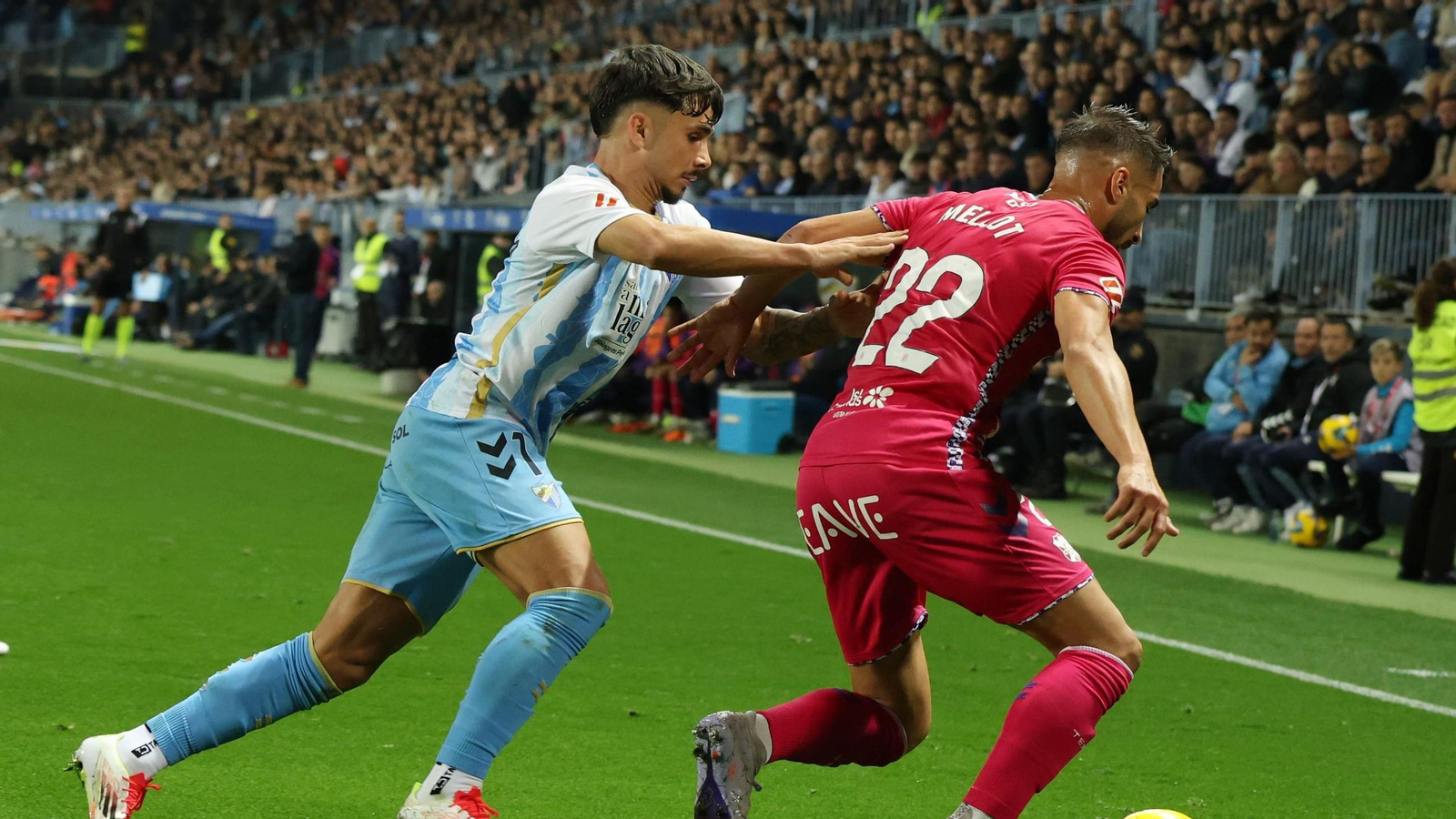 El Málaga CF-CD Tenerife, en fotos