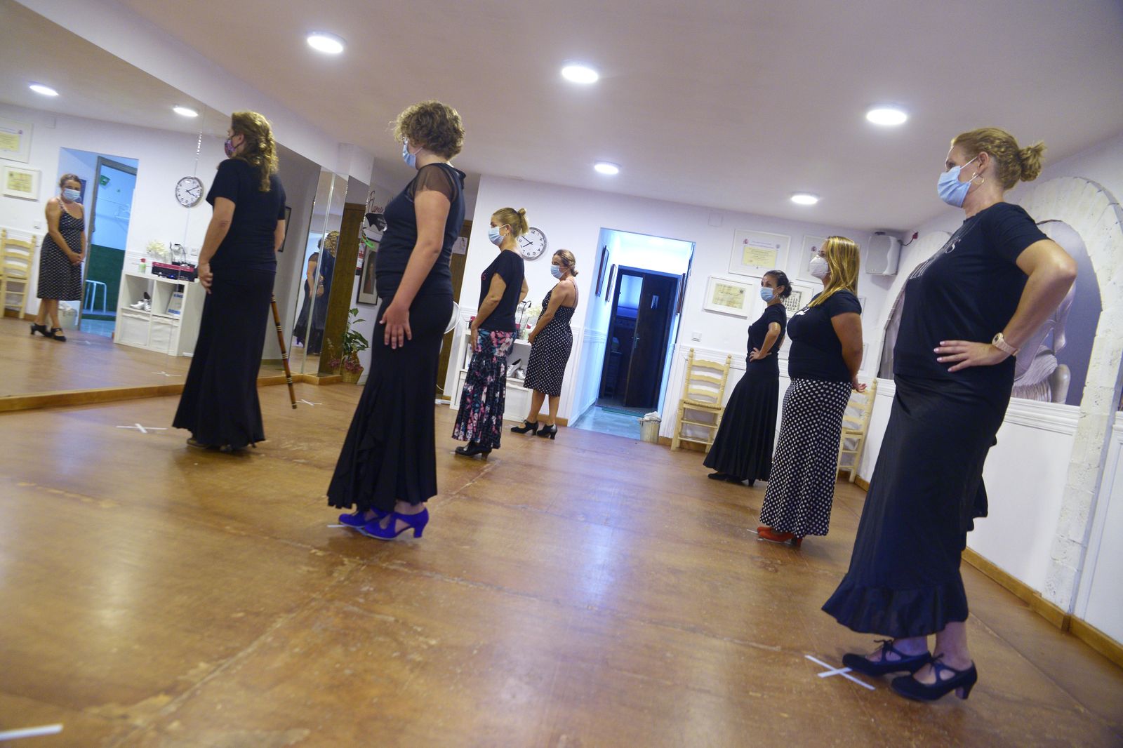 Fotos  de la academia de flamenco de Monika Bellido