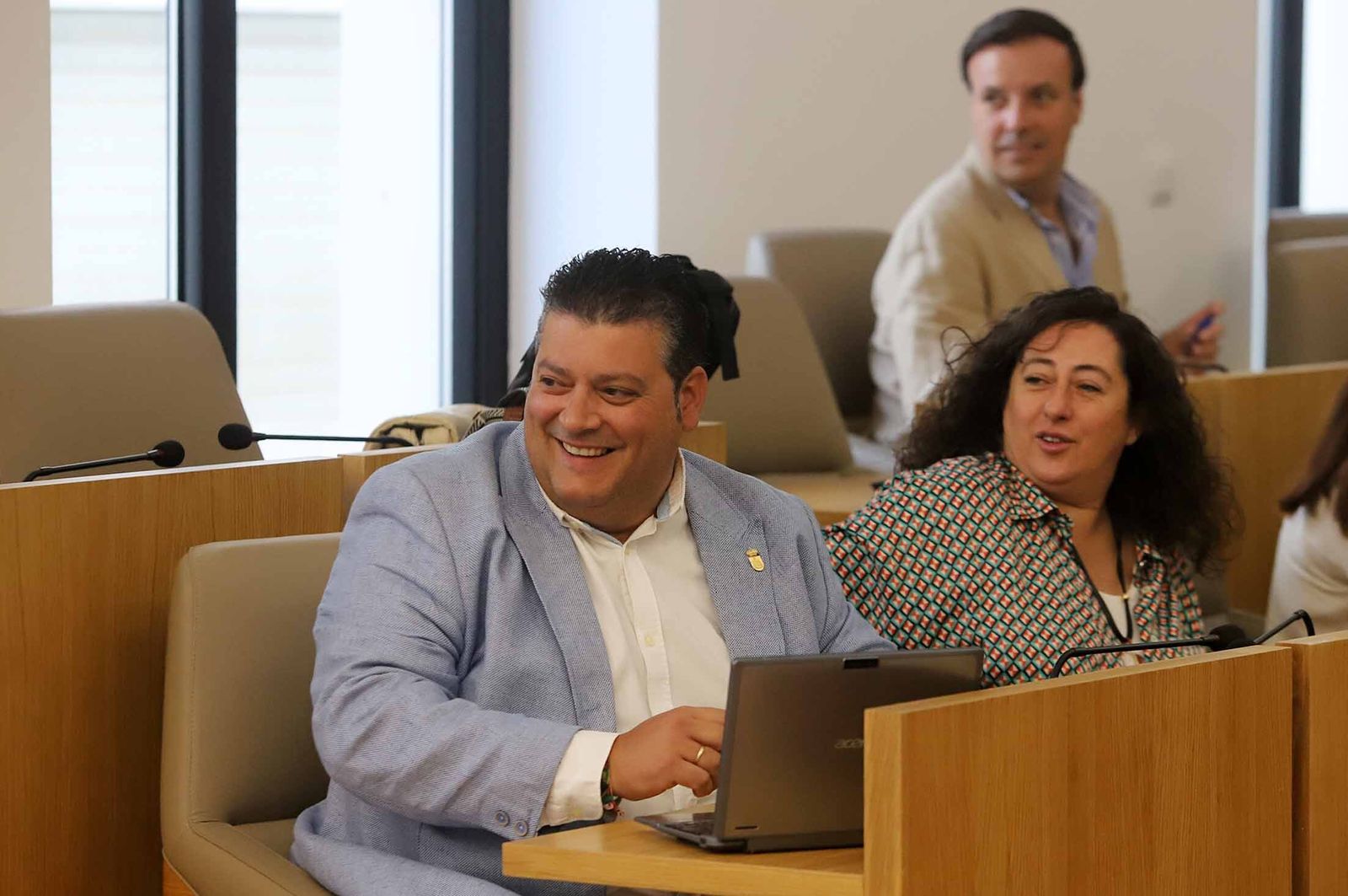 Imágenes del pleno extraordinario celebrado en la Diputación de Huelva