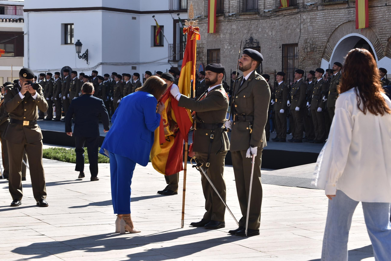 Las imágenes de la jura de bandera civil en Baena