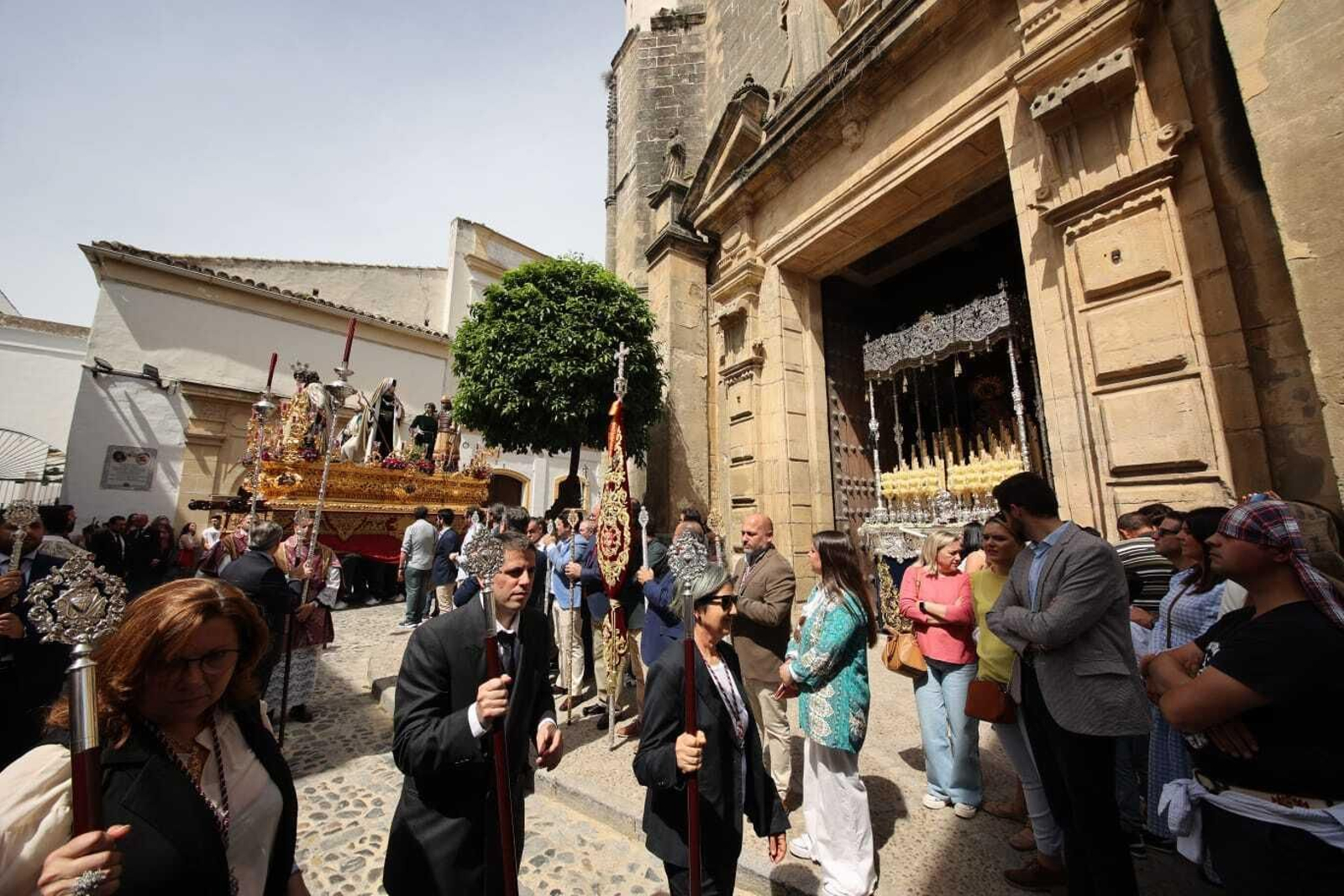 Las imágenes de regreso de las hermandades de la Sed, Candelaria, Paz y Clemencia a sus templos