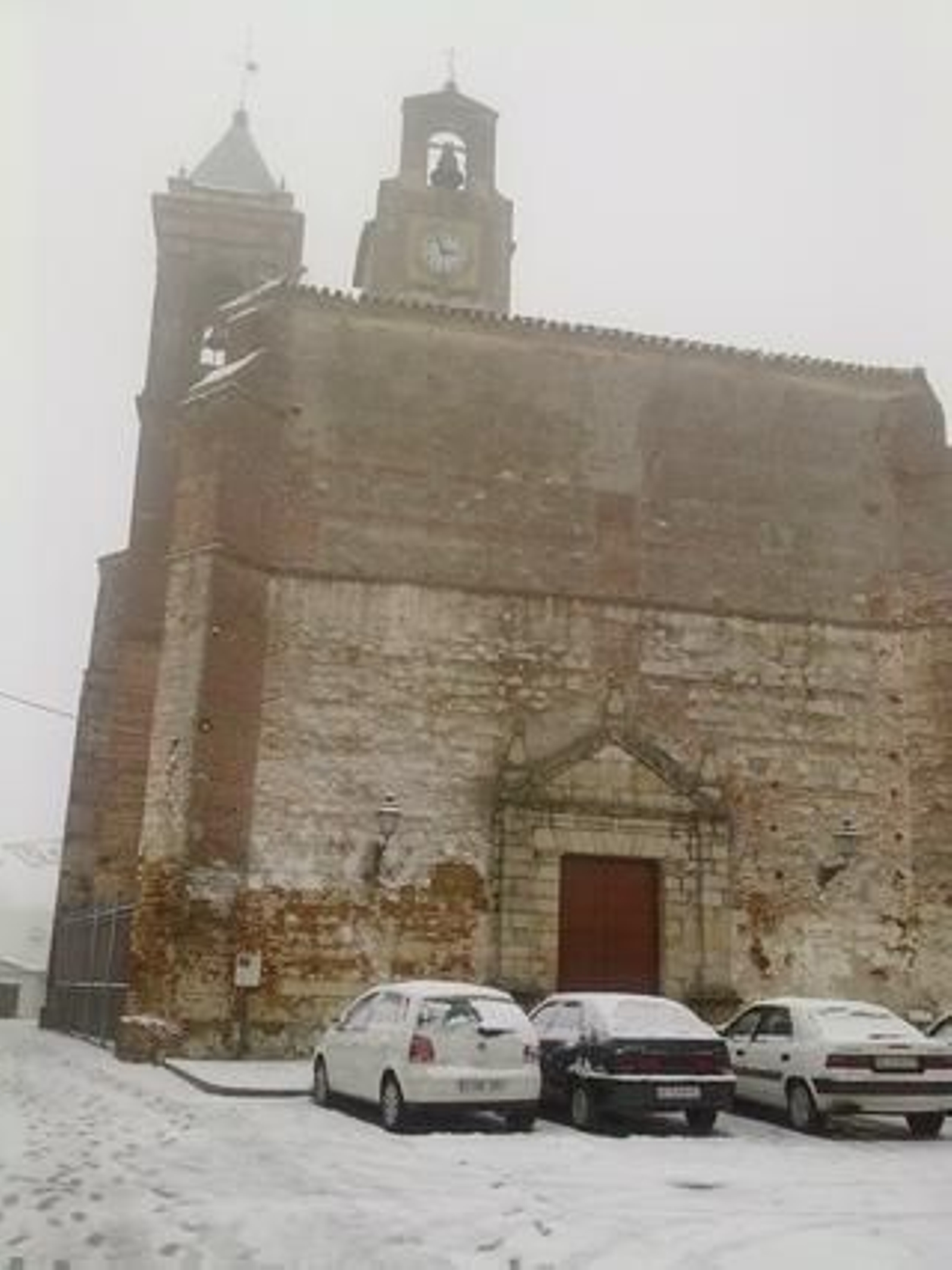 Nieve en el Castillo de las Guardas./ Teresa Gómez López