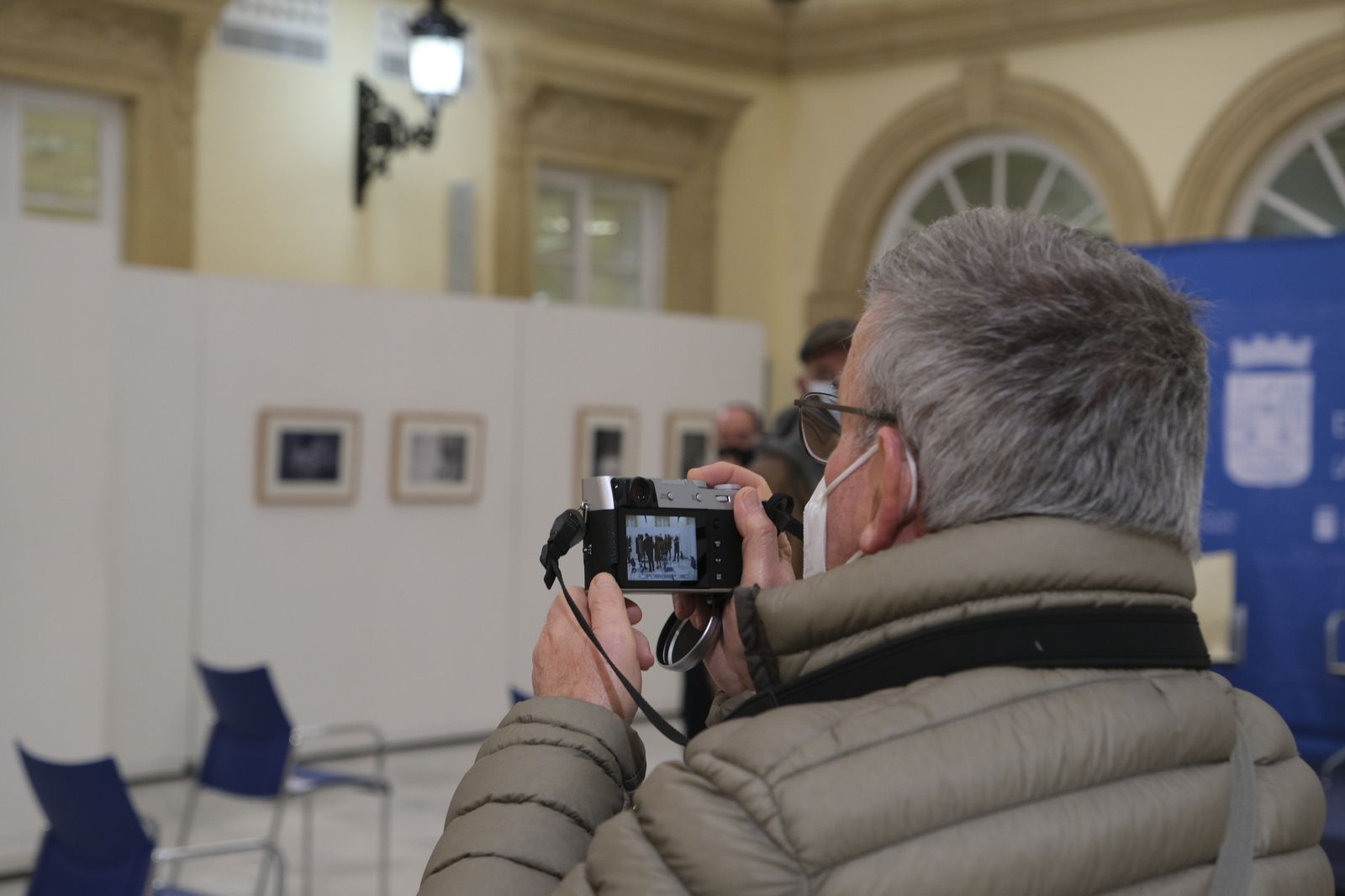 Imágenes inauguración exposición fotógrafo Carlos Pérez Siquier. Diputación de Almería