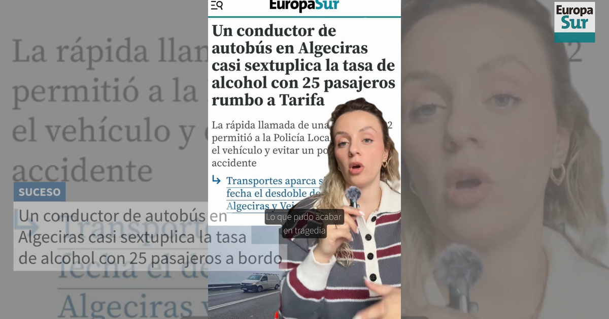 Vídeo | Un conductor de autobús en Algeciras casi sextuplica la tasa de ...