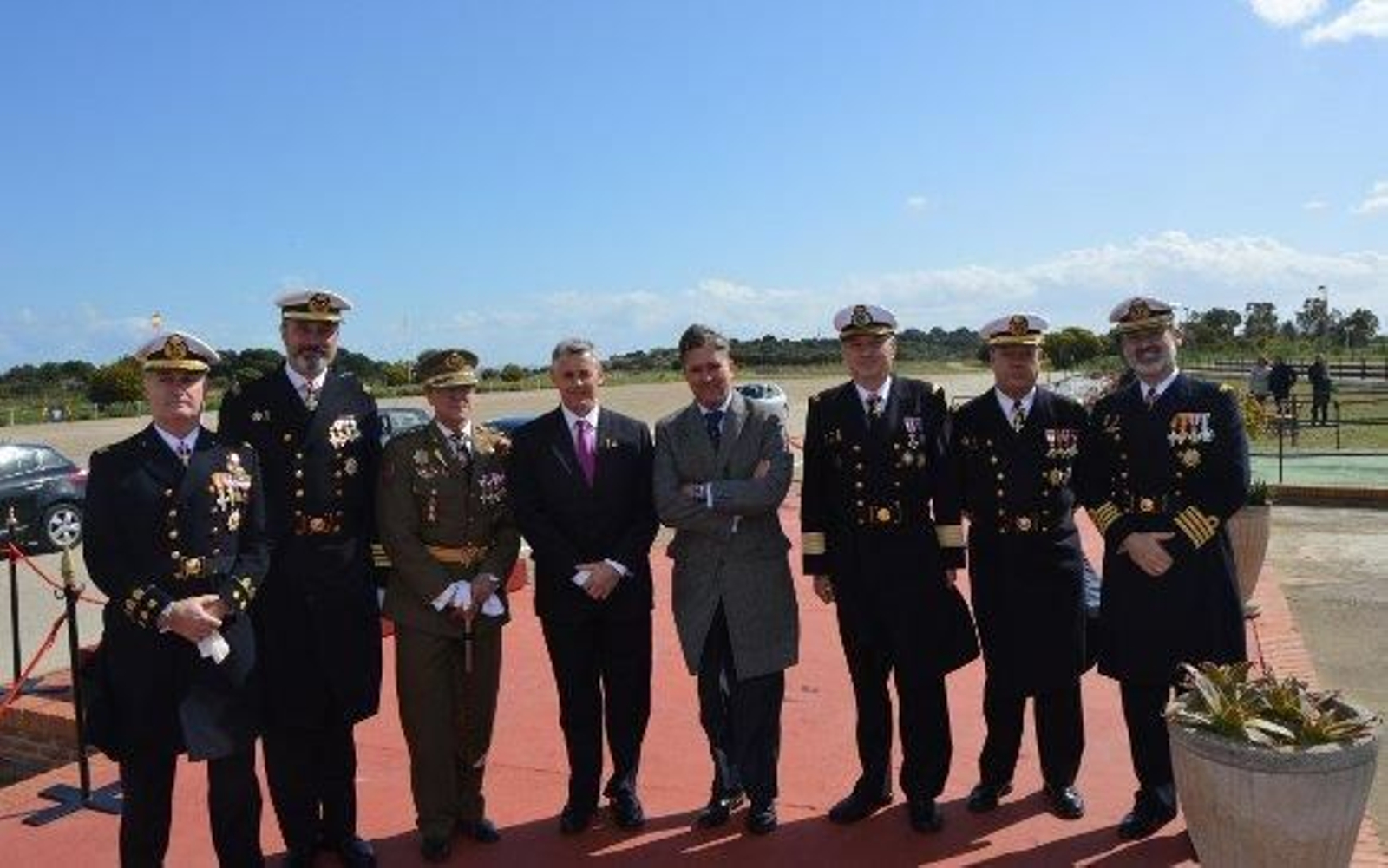 Joaquín González, José Ramón Fernández de Mesa, Fernando Caballero, Javier Cano, Manuel Estrella, Jorge Bargaces, Pedro Díaz y Vicente Ortells.

Foto: Ignacio Casas de Ciria