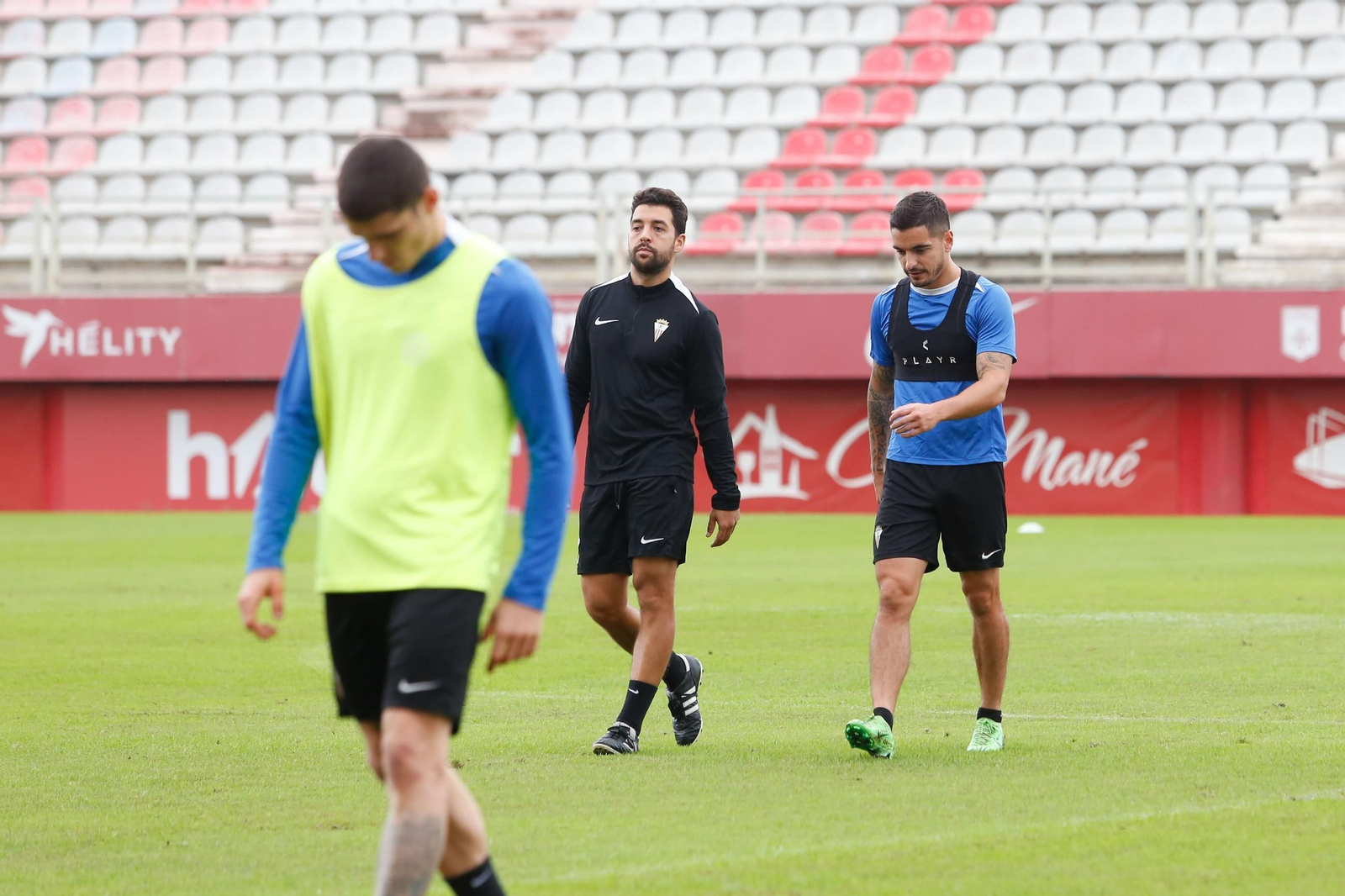 El entrenamiento del Algeciras CF antes de la visita al Recreativo de Huelva