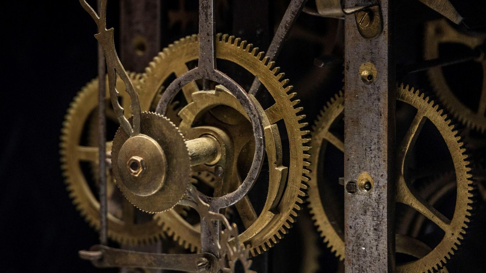 Mecanismo del anterior reloj.