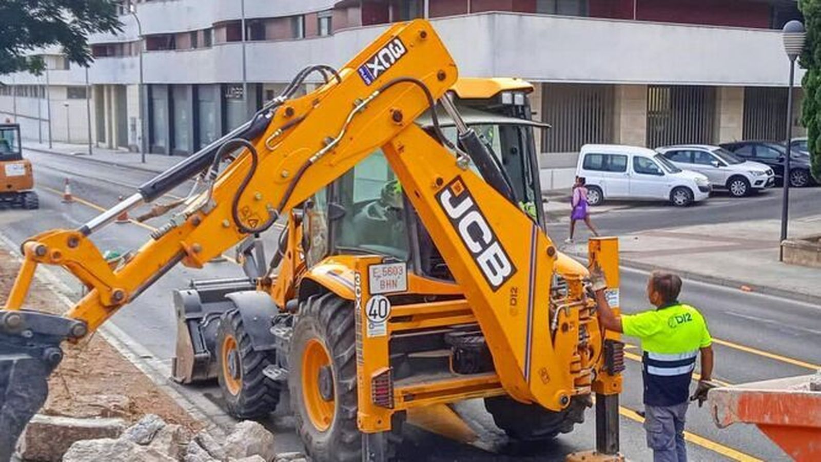 Las obras de reforma de la Avenida de Sanlúcar ya han comenzado.