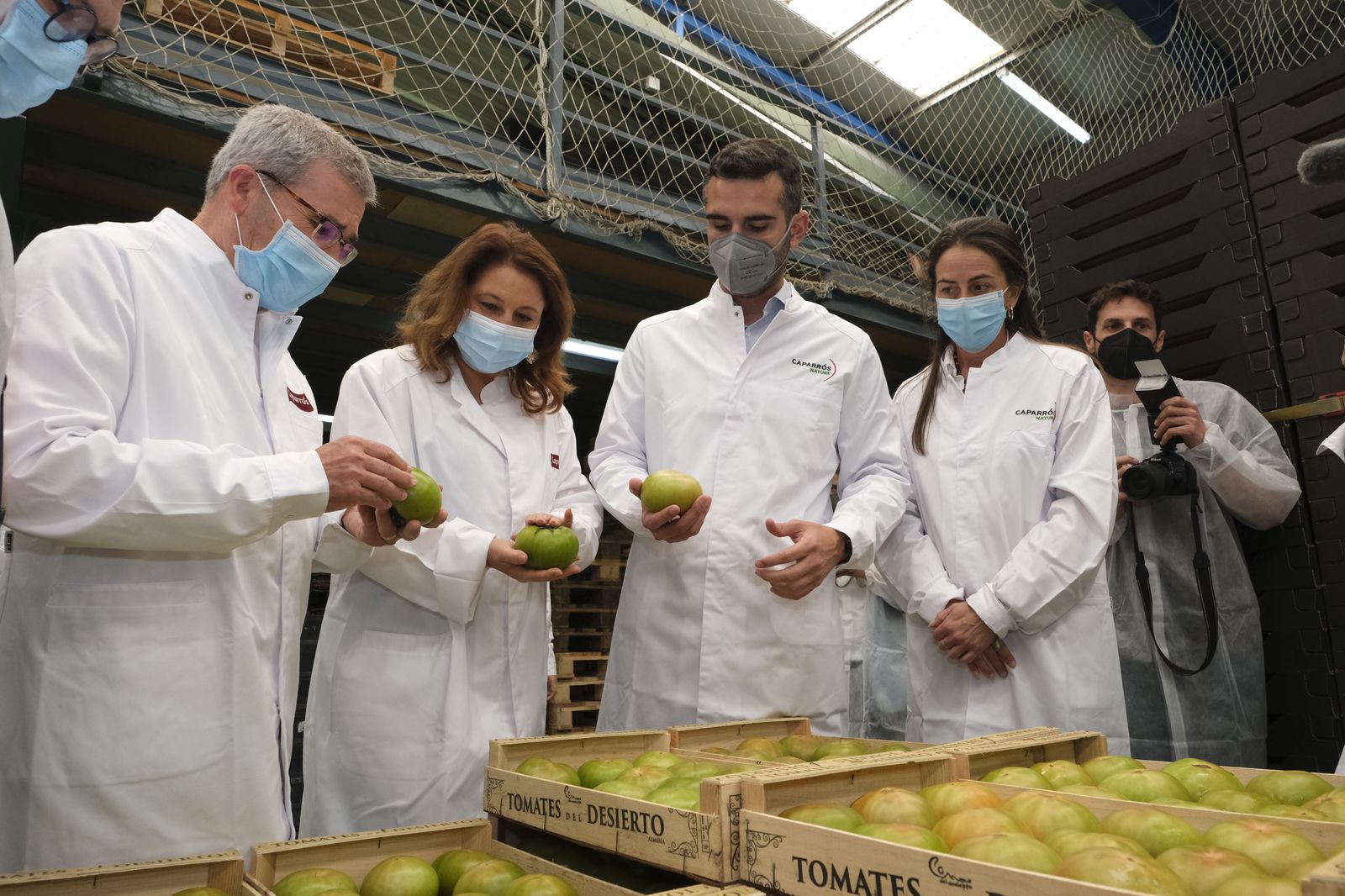 Pedro Caparrós, Carmen Crespo, Ramón Fernández-Pacheco y Aránzazu Martín en Caparrós Nature