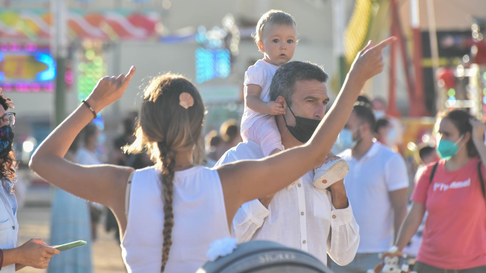Las fotos de una tarde en un universo de atracciones en Tarifa