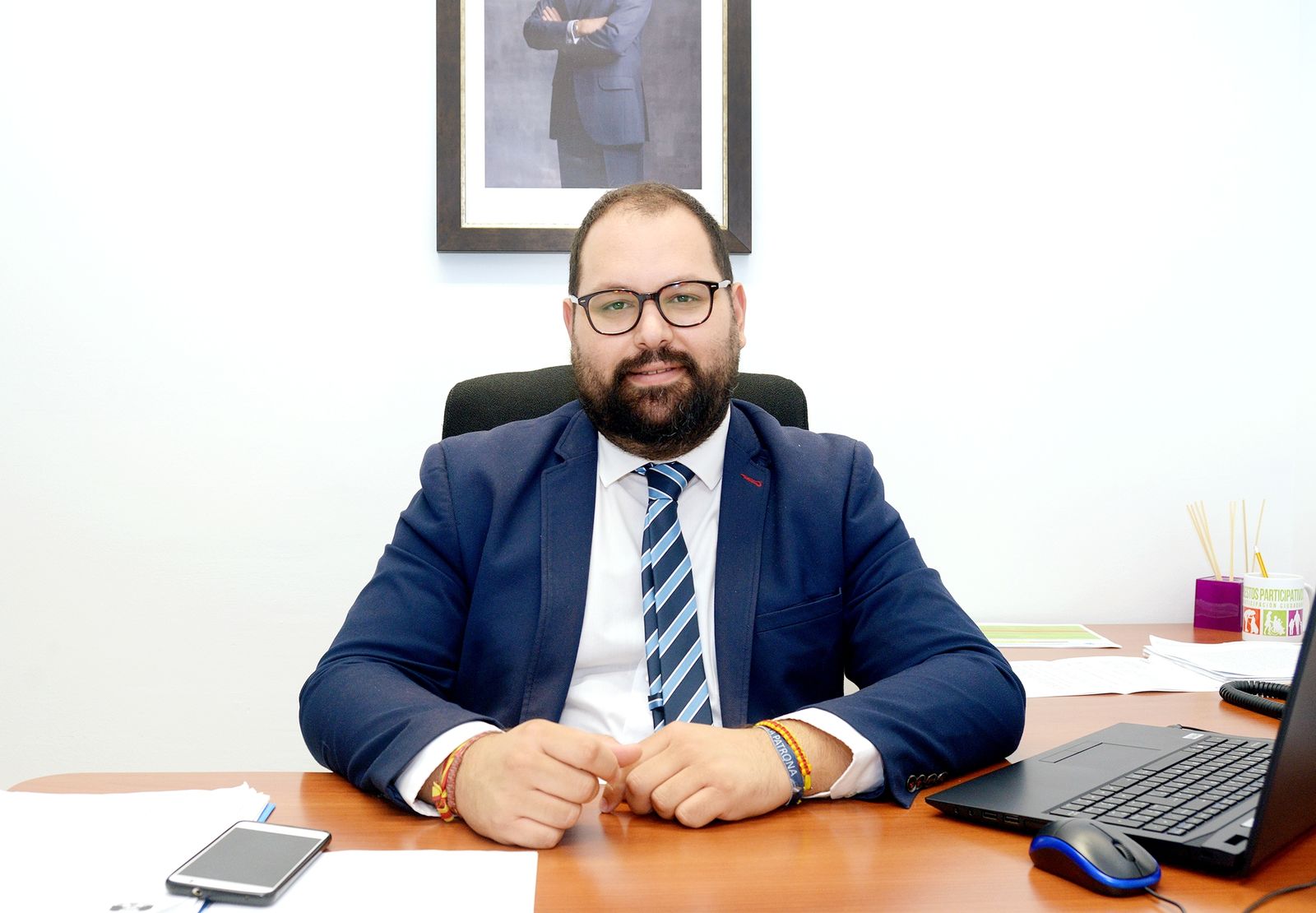 El secretario local del PP, Javier Bello.