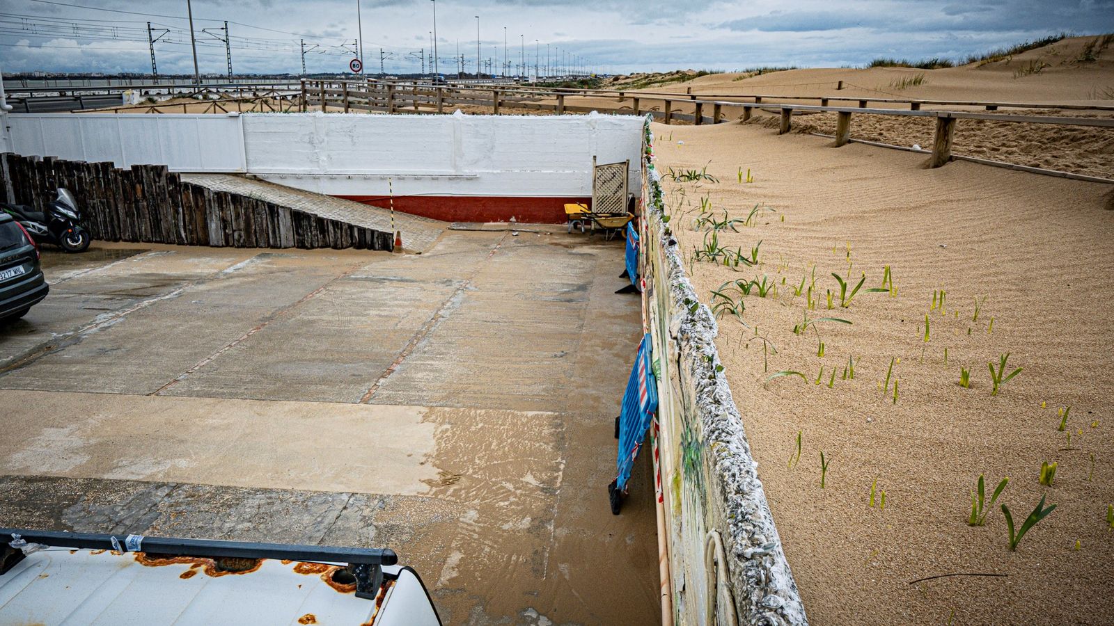 Así han quedado las playas de Cádiz después de tres meses de temporales