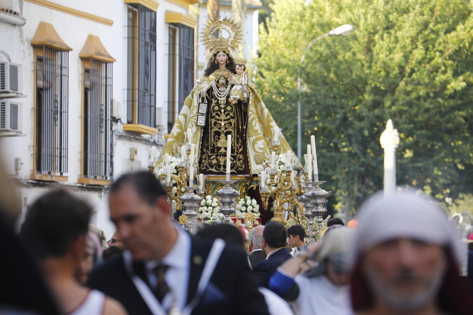 La procesión de la Virgen del Carmen de Puerta Nueva de Córdoba, en imágenes