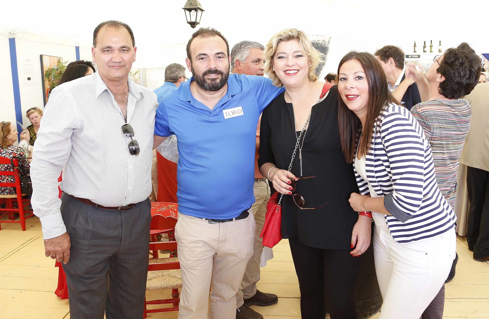 Vicente Vargas, Paco Toro, Blanca Mir y Vanesa Aparicio.
