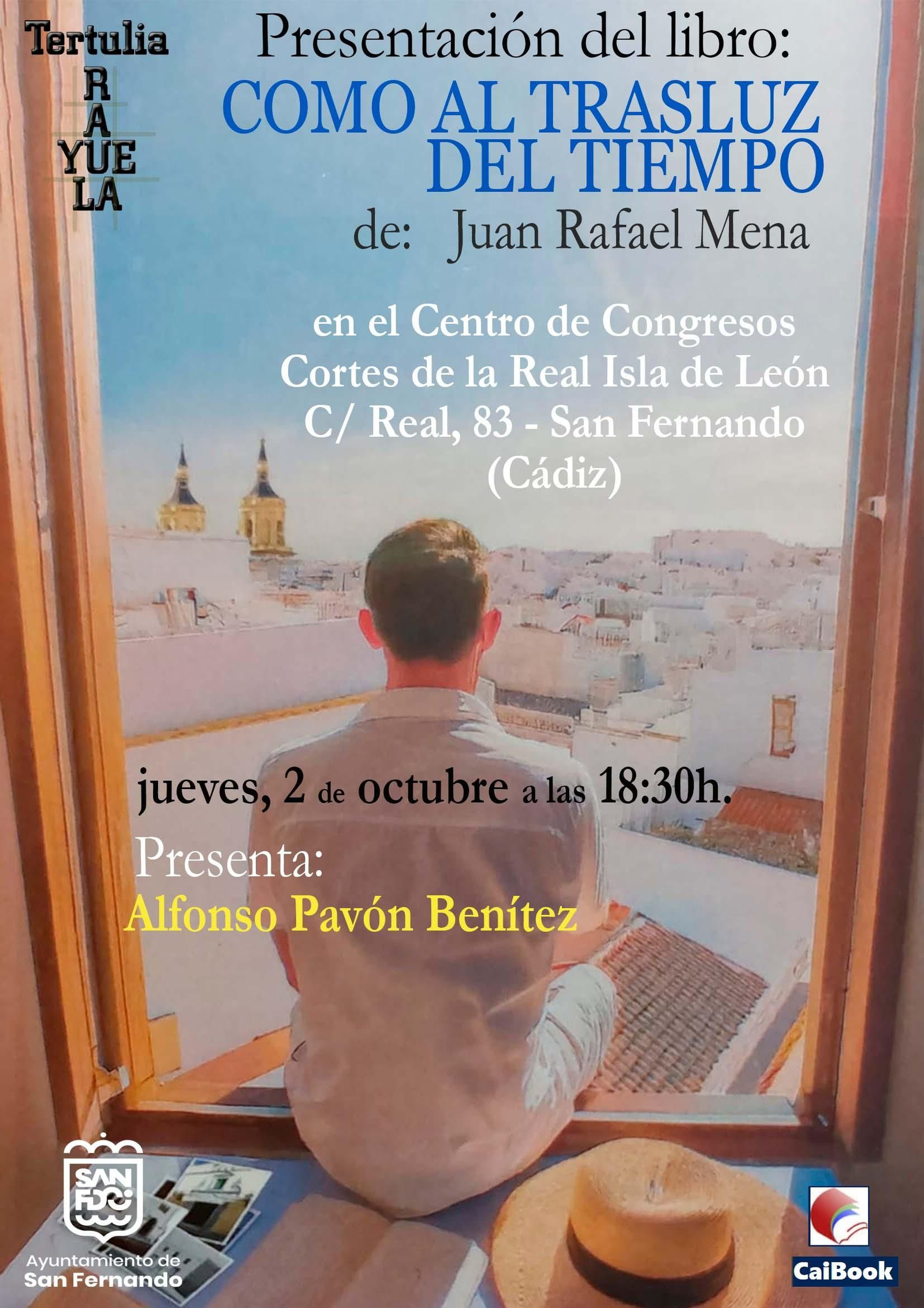 Presentacion del libro 'Como al trasluz del tiempo' en San Fernando