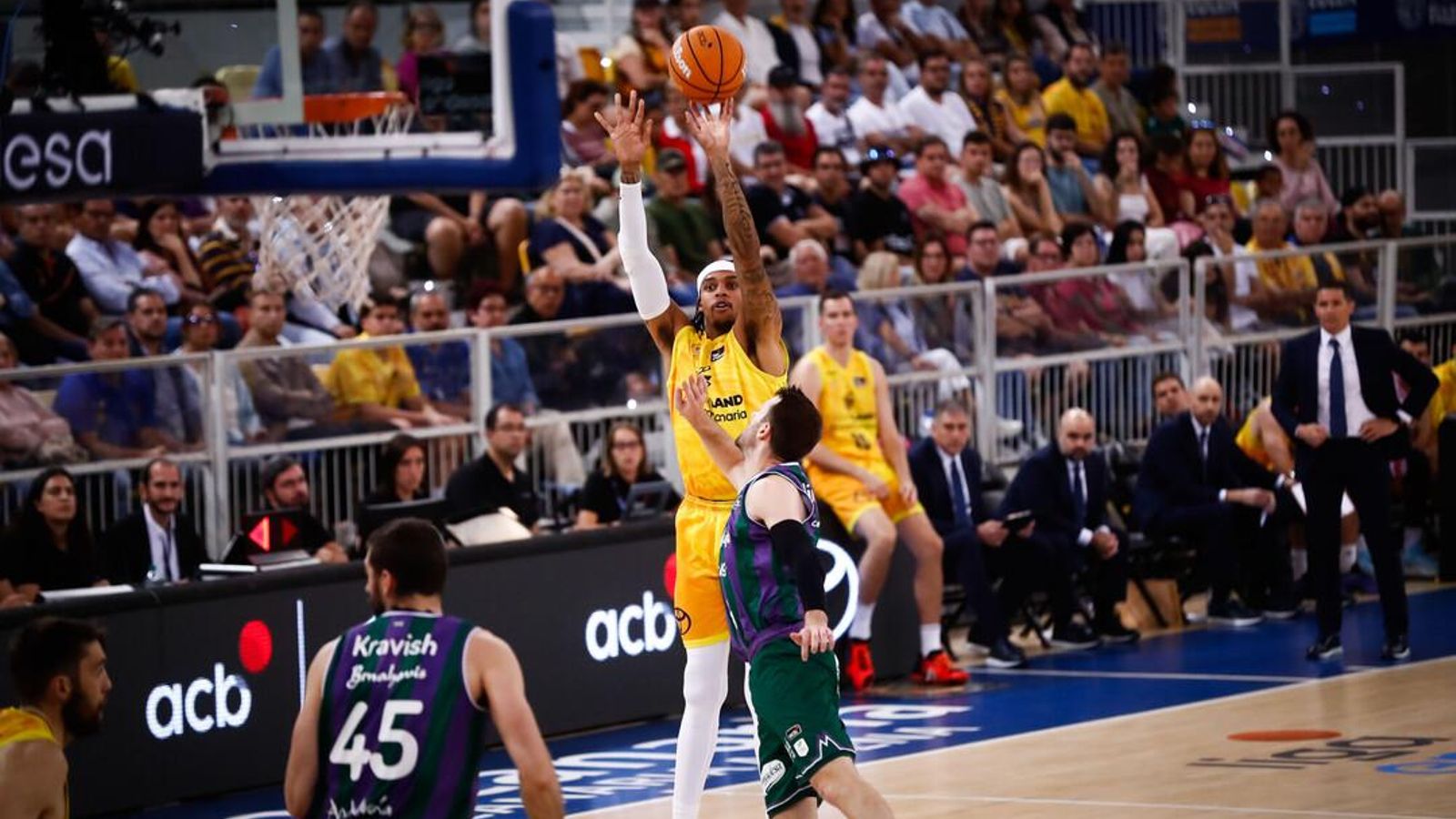 El Gran Canaria-Unicaja, en fotos