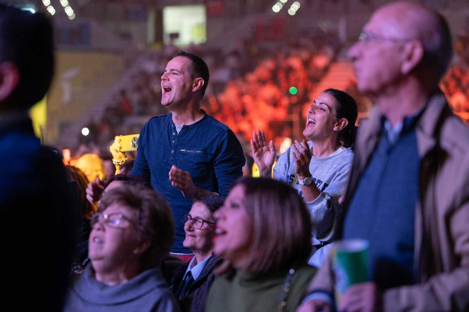 Así se disfruta en Jaén del concierto de Raphael, "Raphaelísimo"