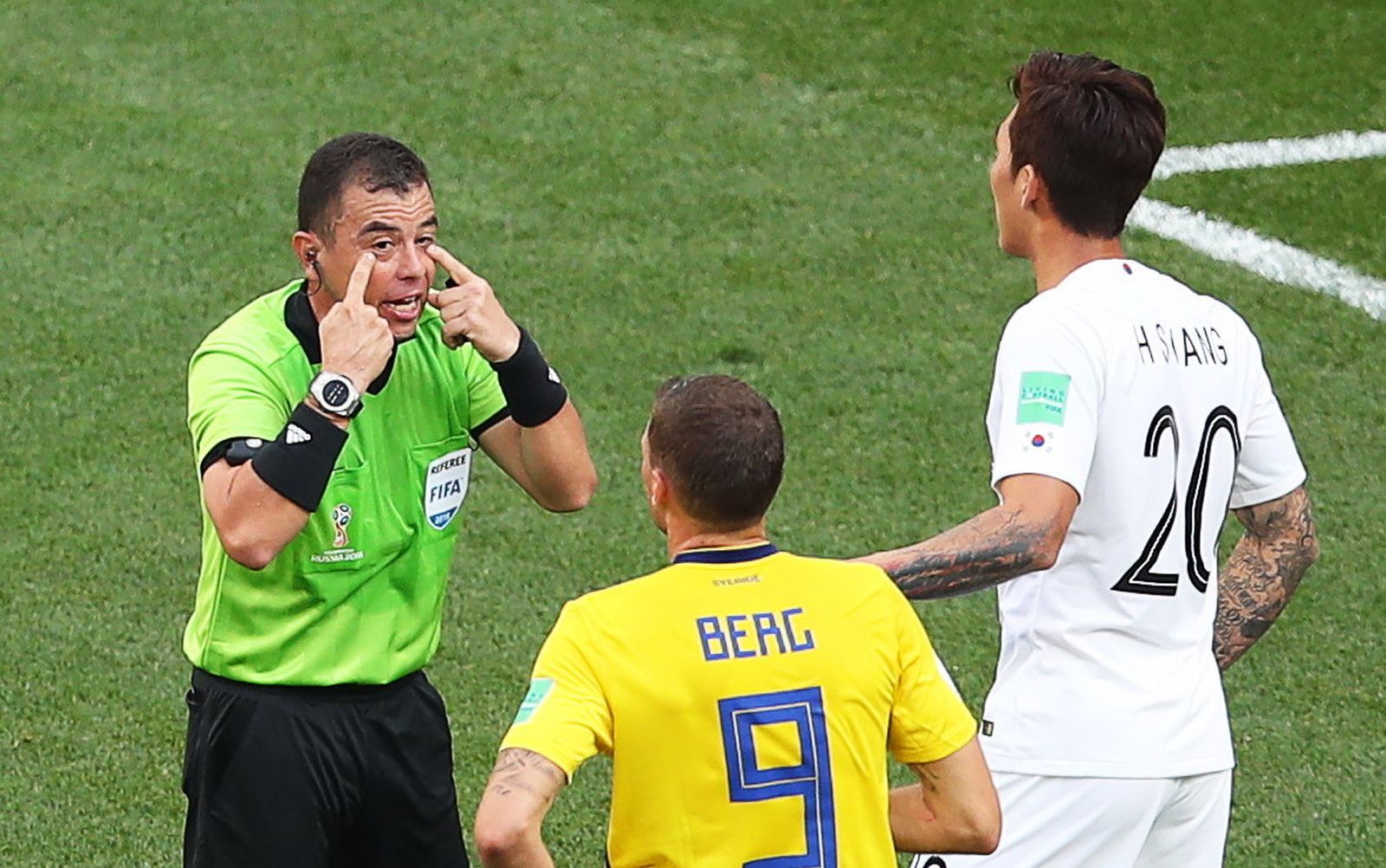 Las imágenes del Suecia-Corea del Sur