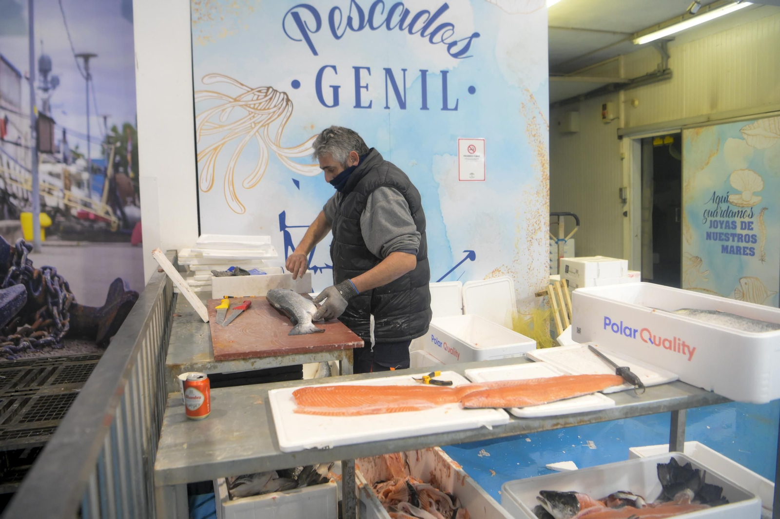 Todas las imágenes del kilómetro 0  de las cenas de Navidad en Granada